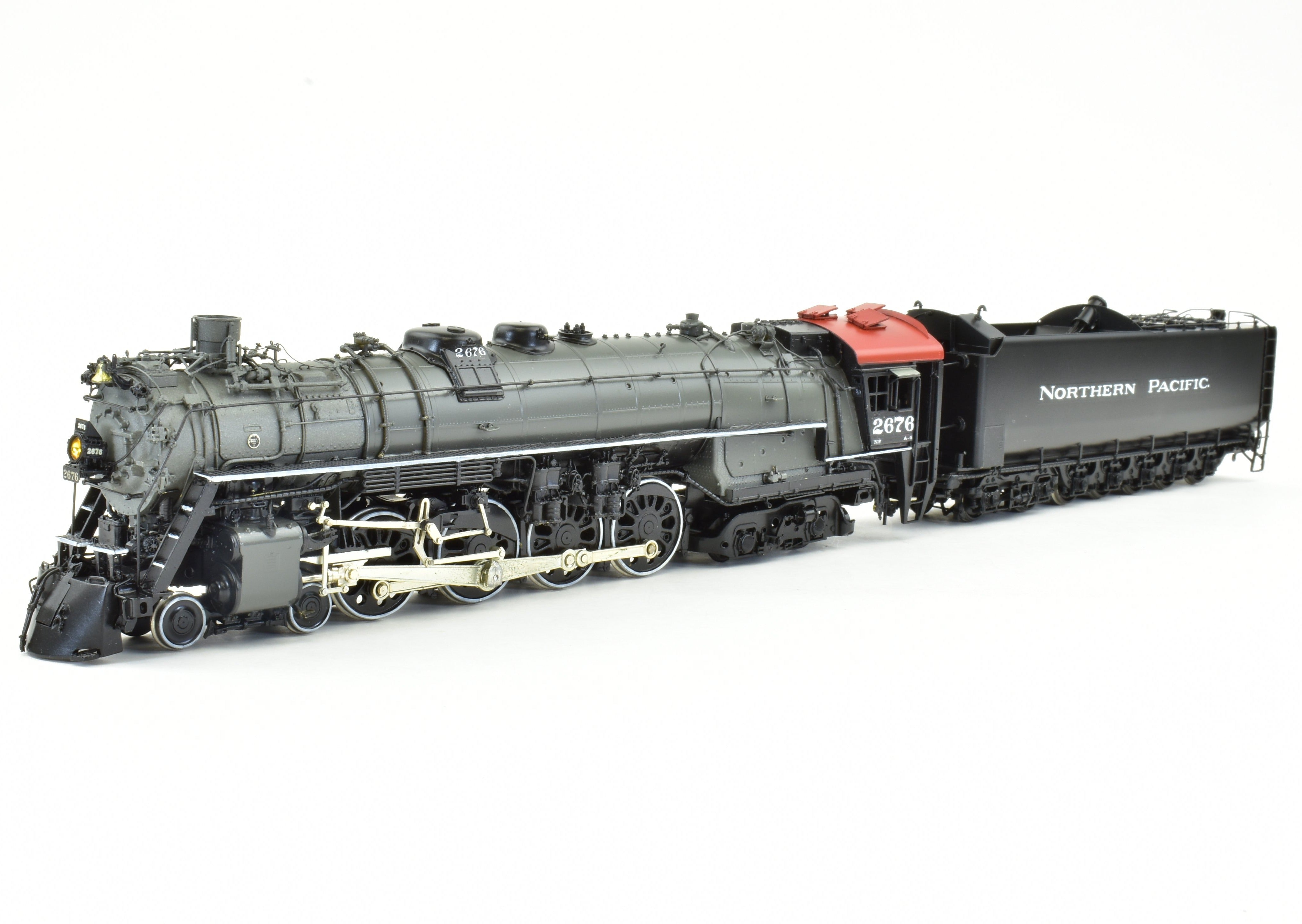 HO Scale Brass Northern Pacific A-4 4-8-4 Pro Painted Locomotive by W&R Enterprises