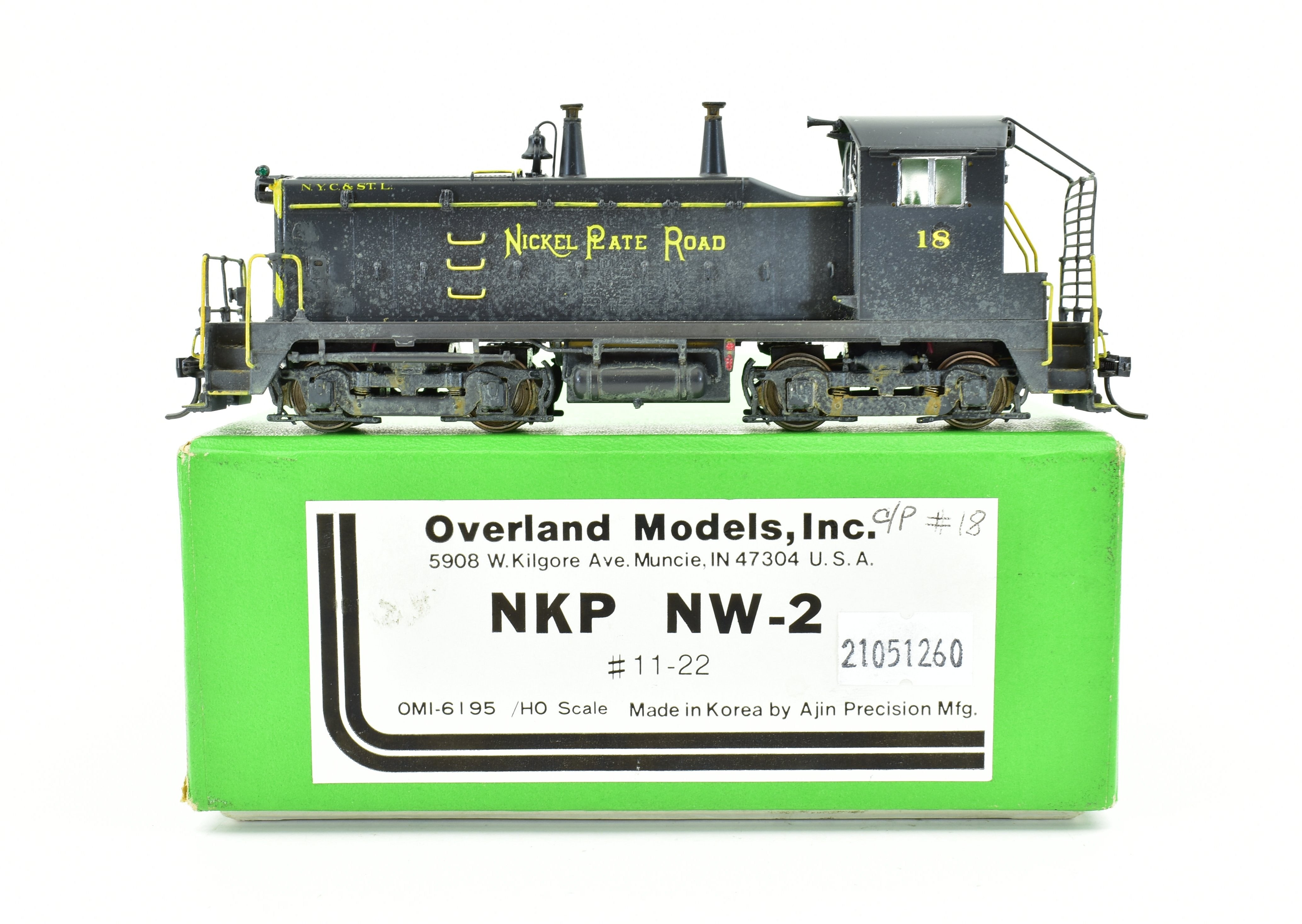 HO Scale Brass NKP Nickel Plate Road EMD NW - 2 Custom Painted by Overland Models Inc.