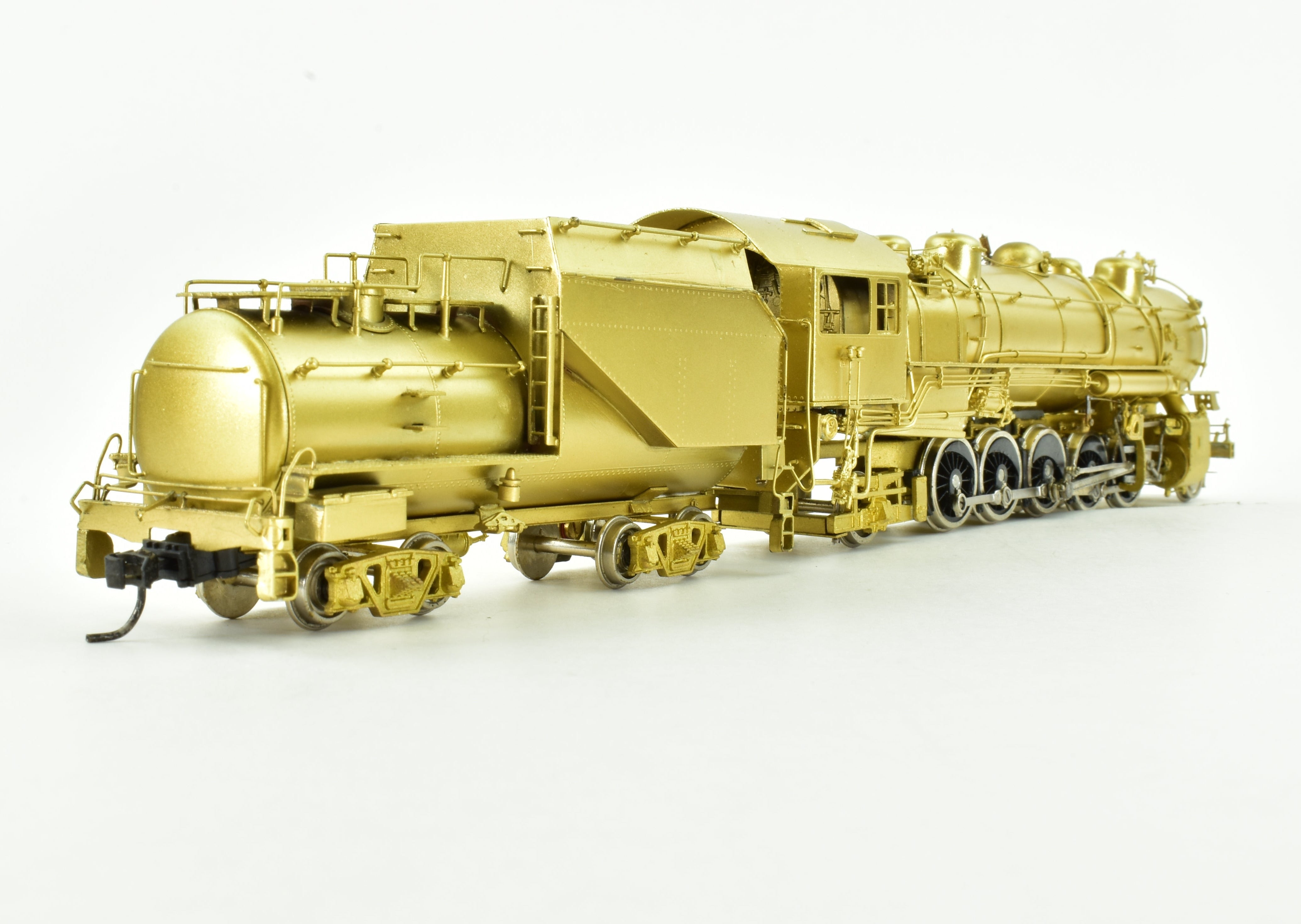 HO Scale Brass ALCO Model Erie Railroad R - 1 2 - 10 - 0 Santa Fe Steam Locomotive Model