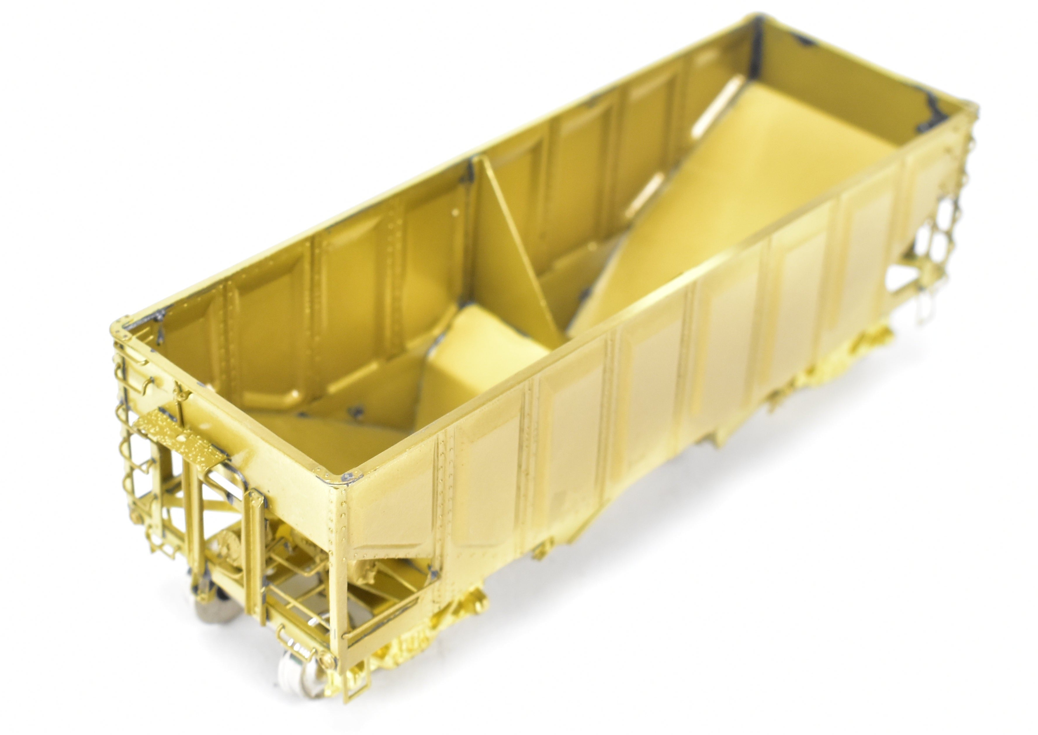 HO Scale Brass Model Railroad USRA - United States Railway Administration 2 - Bay Hopper Car by Overland Models, Inc. for Various Roads