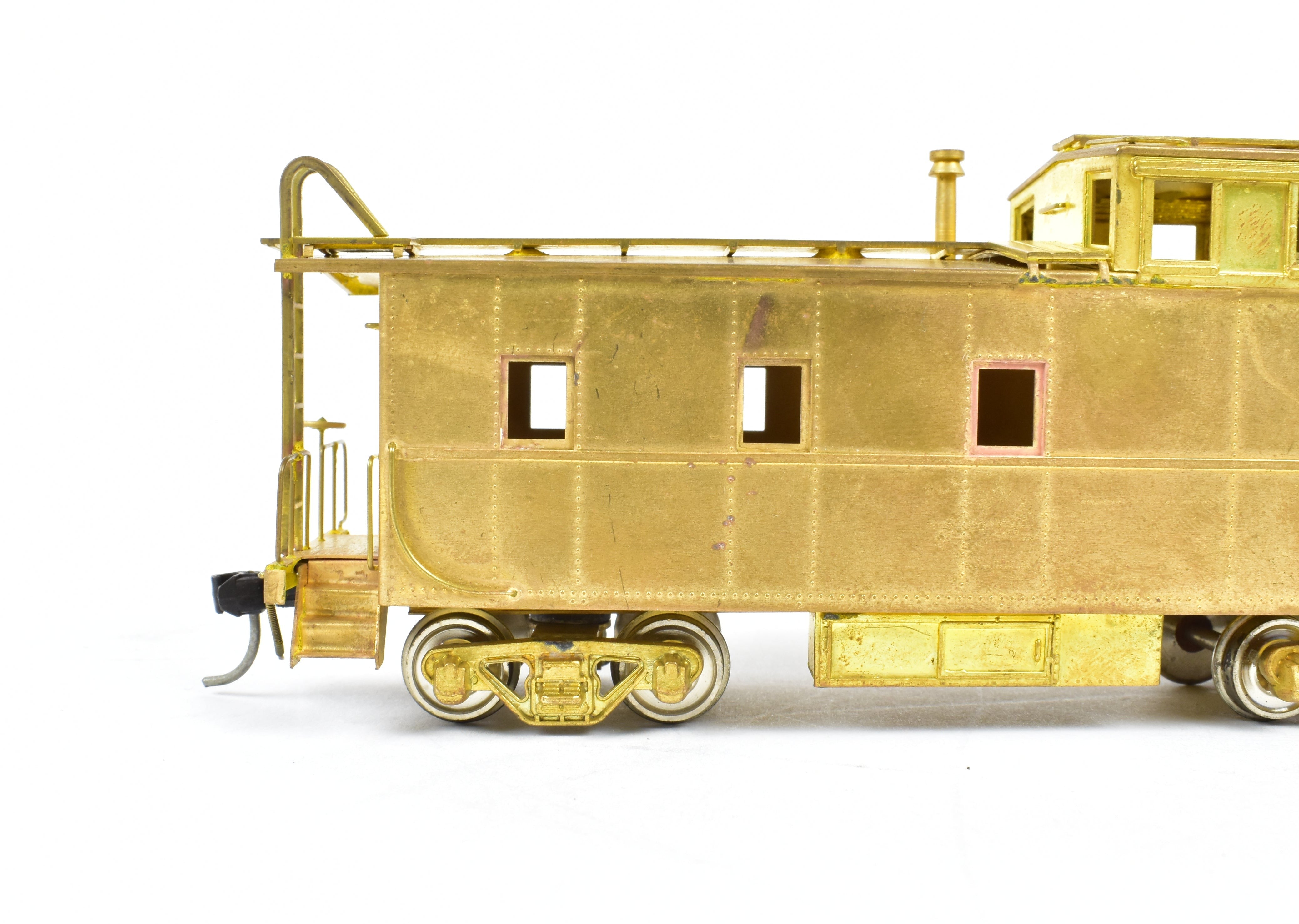 1967 HO Brass Balboa Southern Pacific C - 40 Steel Caboose Model