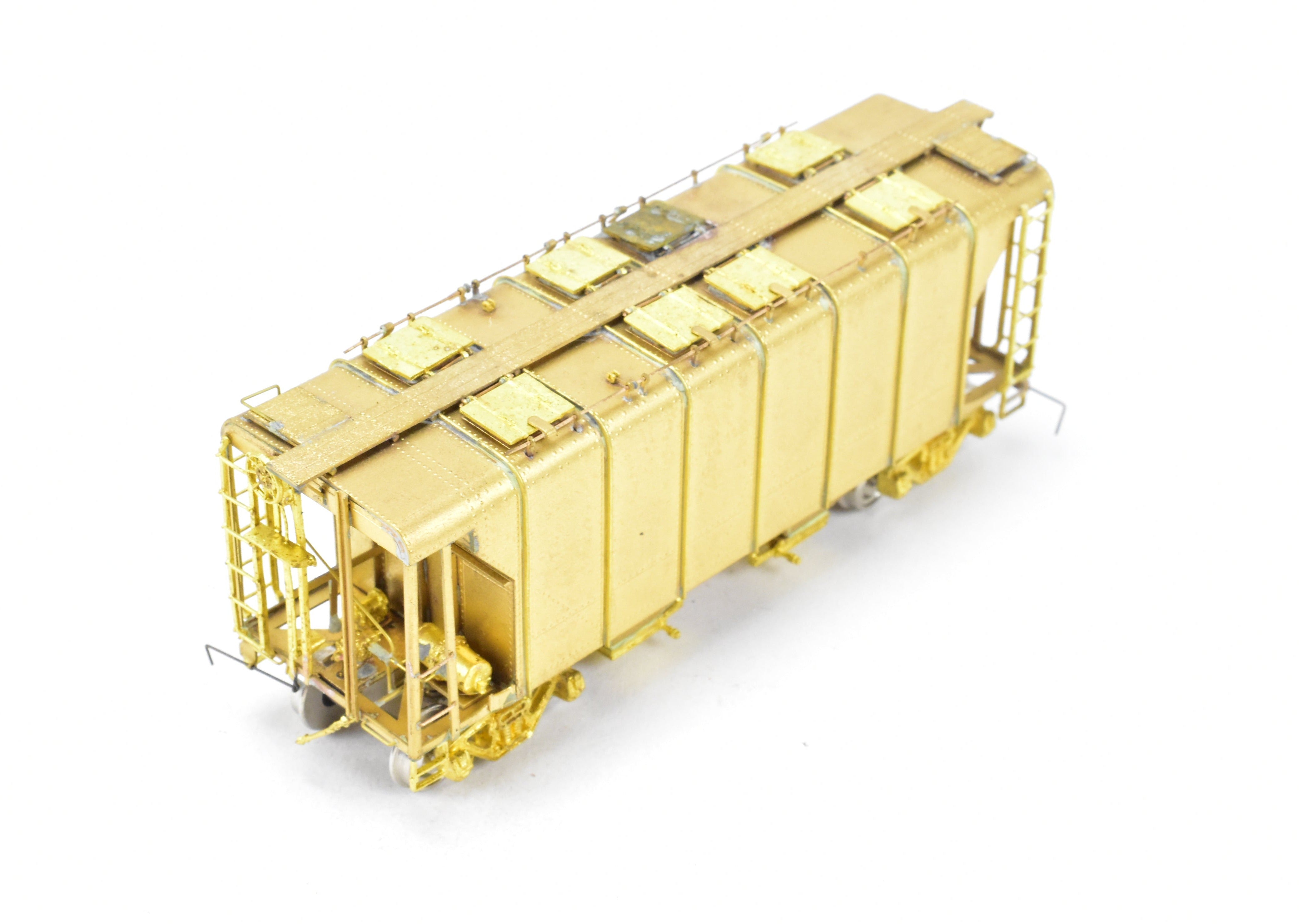 HO Brass OMI B&O N-34 Covered Hopper Wagon with Working Hatches