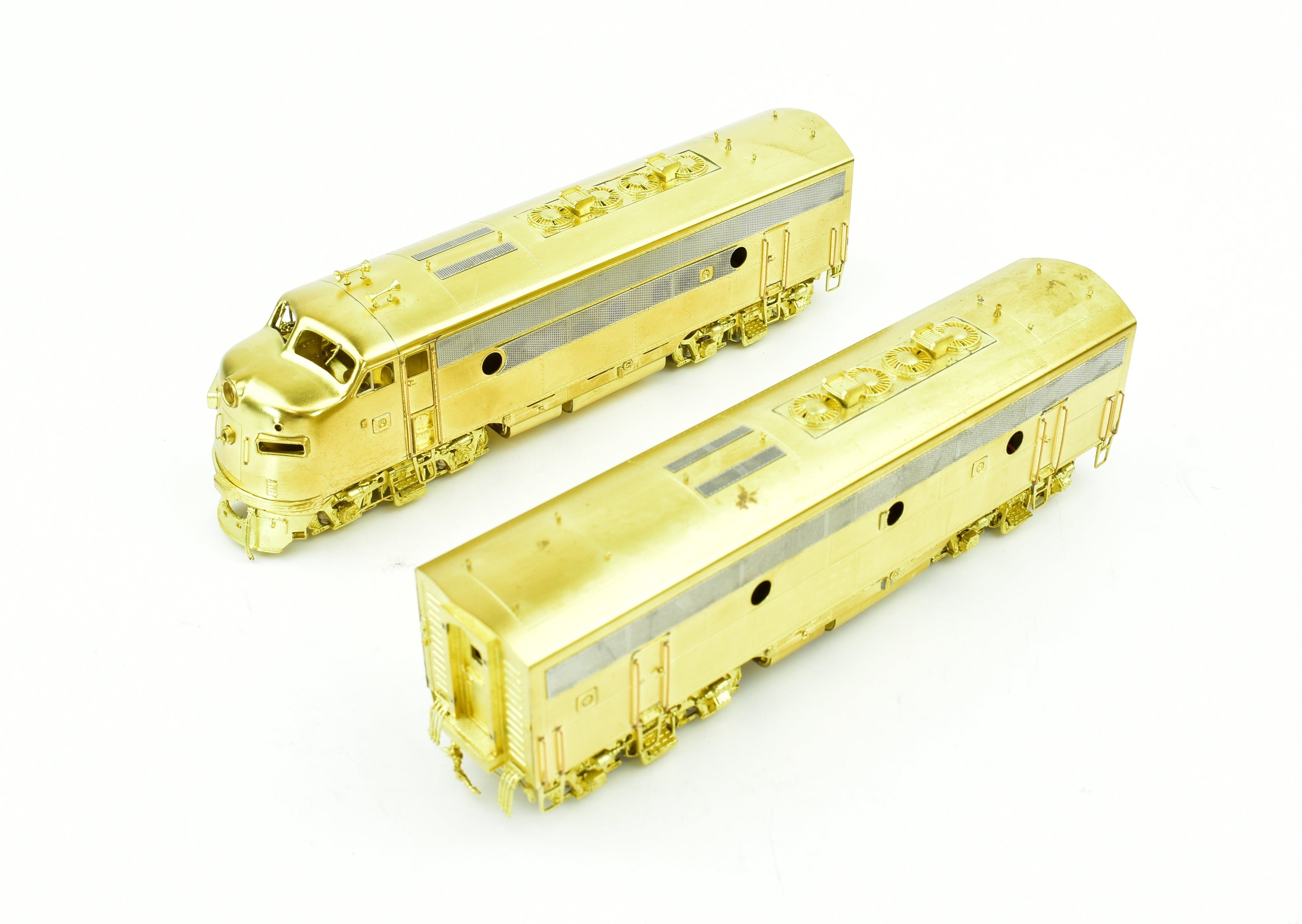 HO Scale Brass Model Train Set - Overland Models Inc. DL&W - Lackawanna EMD F3 A Unit and F3 B Unit Combo