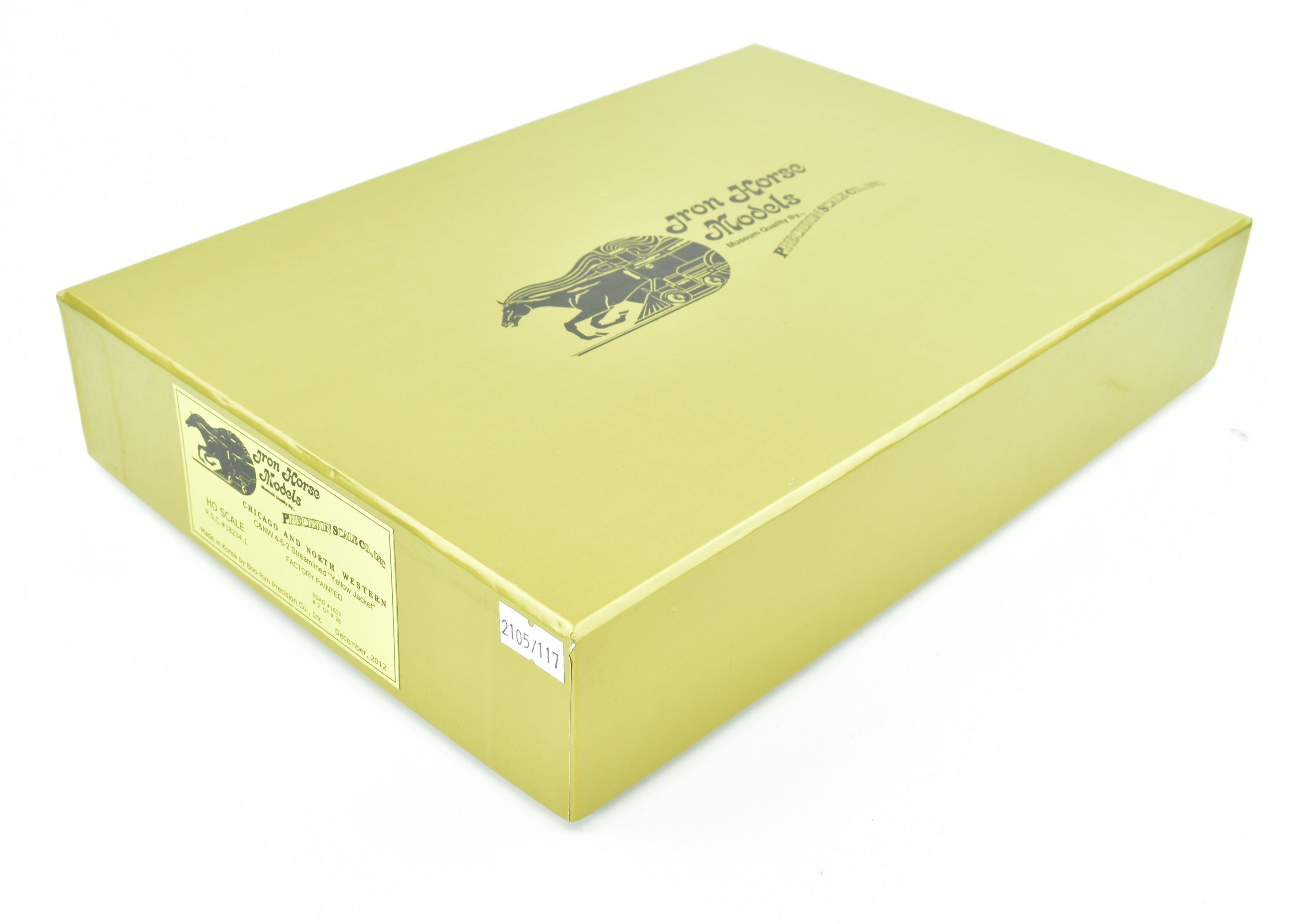 HO Scale Precision Brass C&NW Chicago & North Western 4-6-2 Streamlined #1617 Yellow Jacket FP