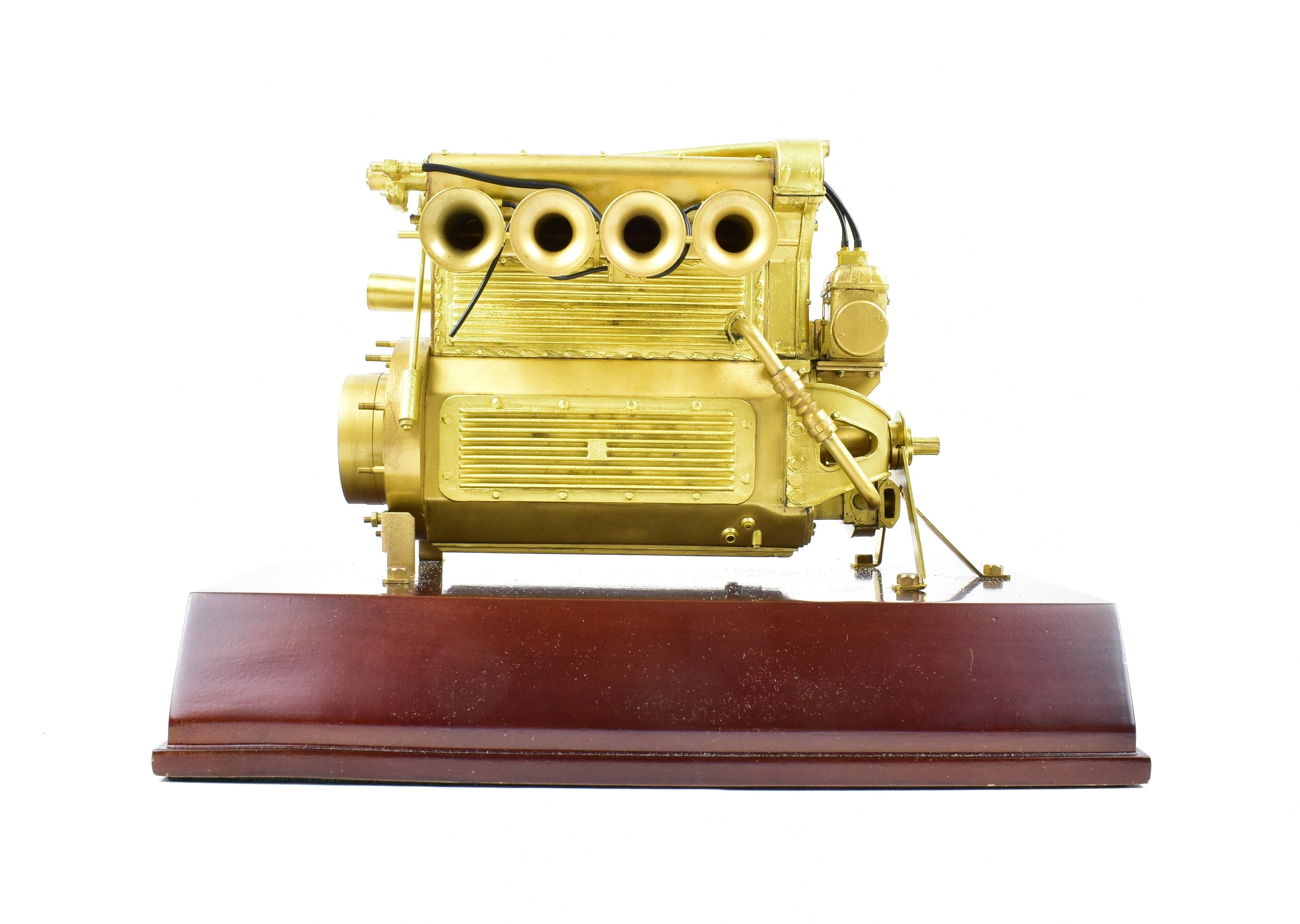 1:5 Scale Vintage Brass Offenhauser Racing Engine Static Model without Original Box