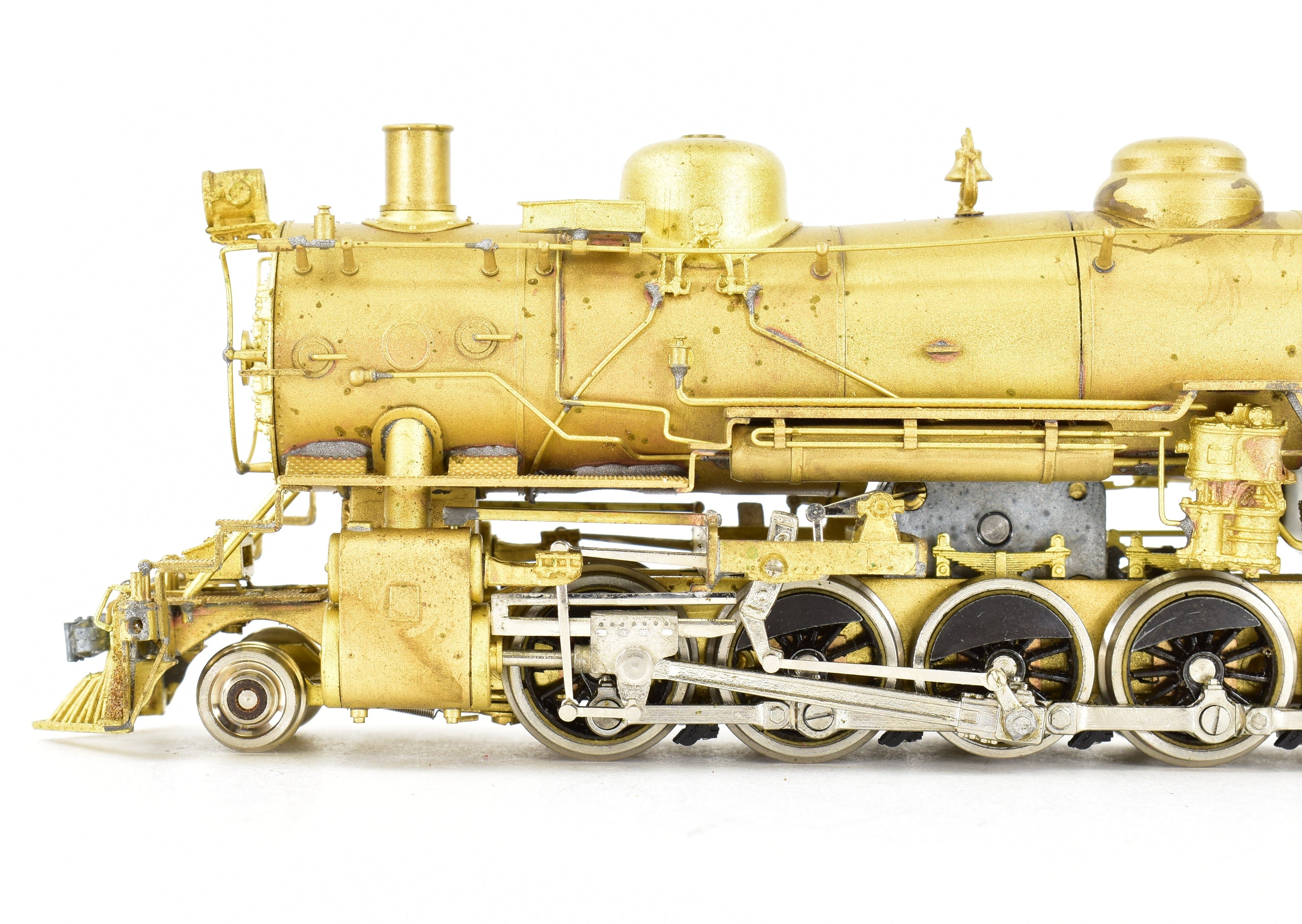 HO Brass Westside Model Co. ATSF Santa Fe 1600 2-10-2 Model with Spare Parts