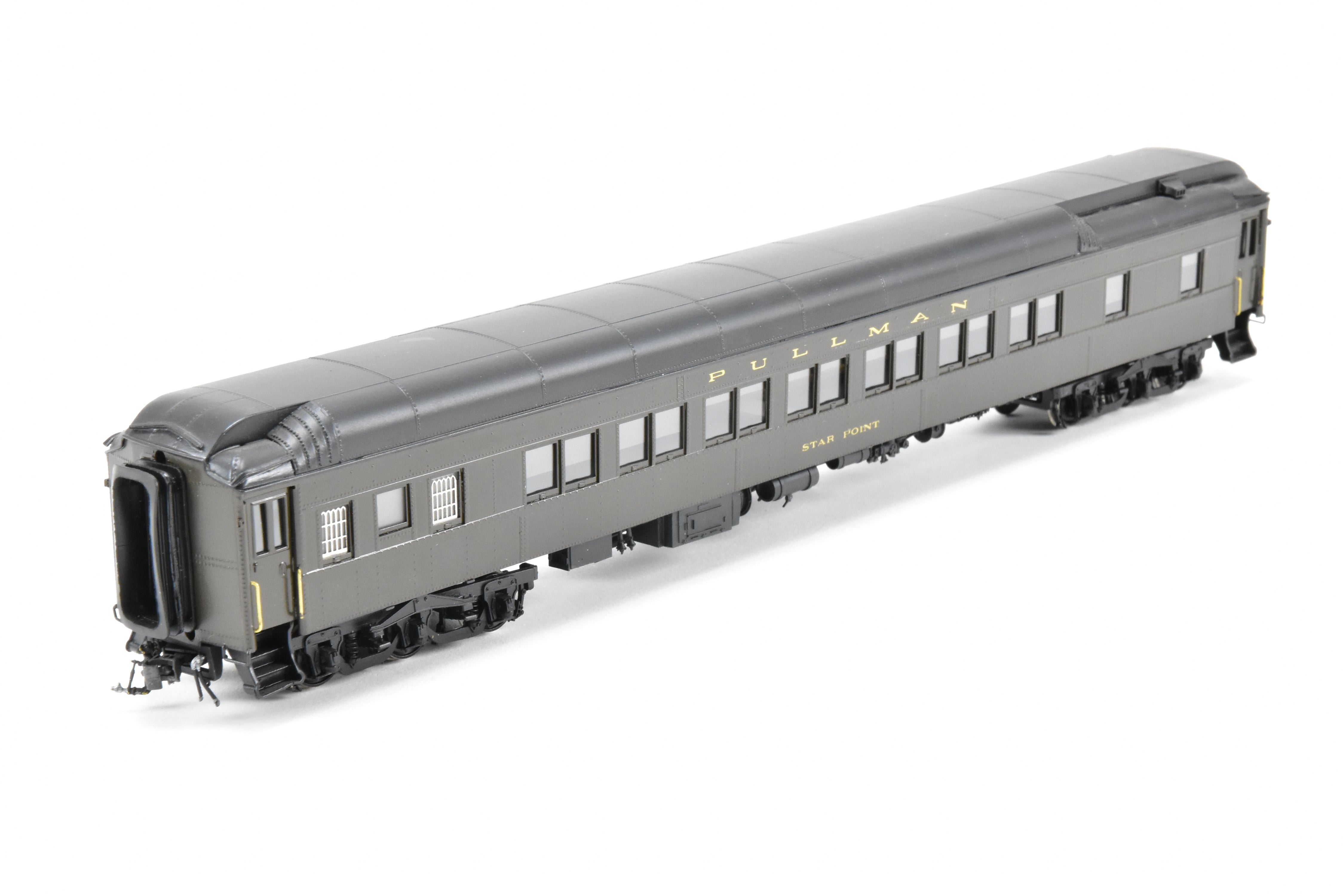 HO Brass PSC Precision Pullman 80' Sleeper Tourist Car Plan 3958A, Star Point Lettered