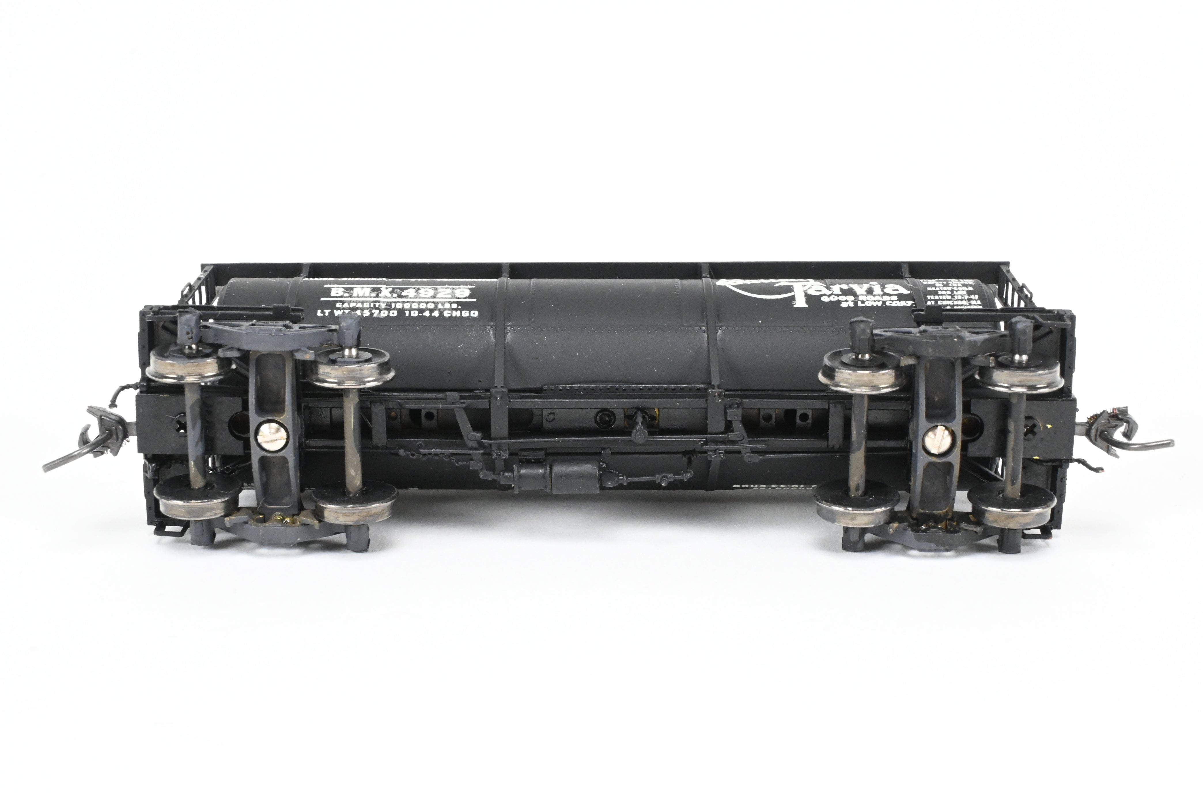 HO Brass NWSL - Northwest Short Line Logging Tank Car Custom-Painted for Barrett Tarvia