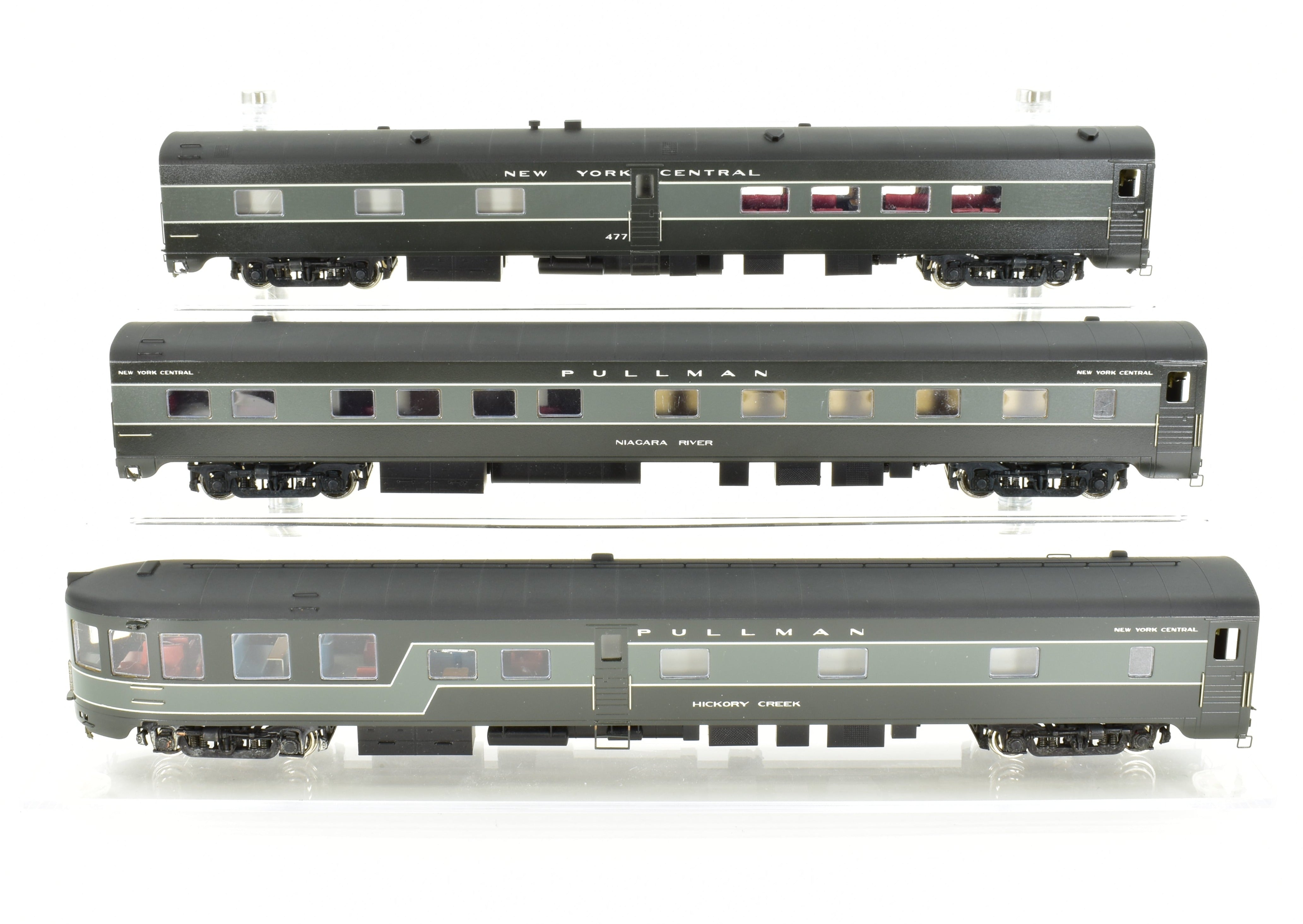 HO Scale Brass Model Train Set - Erie Limited NYC - New York Central 1948 20th Century Limited with 2 E7 A/B Locomotives and 9-Car Set