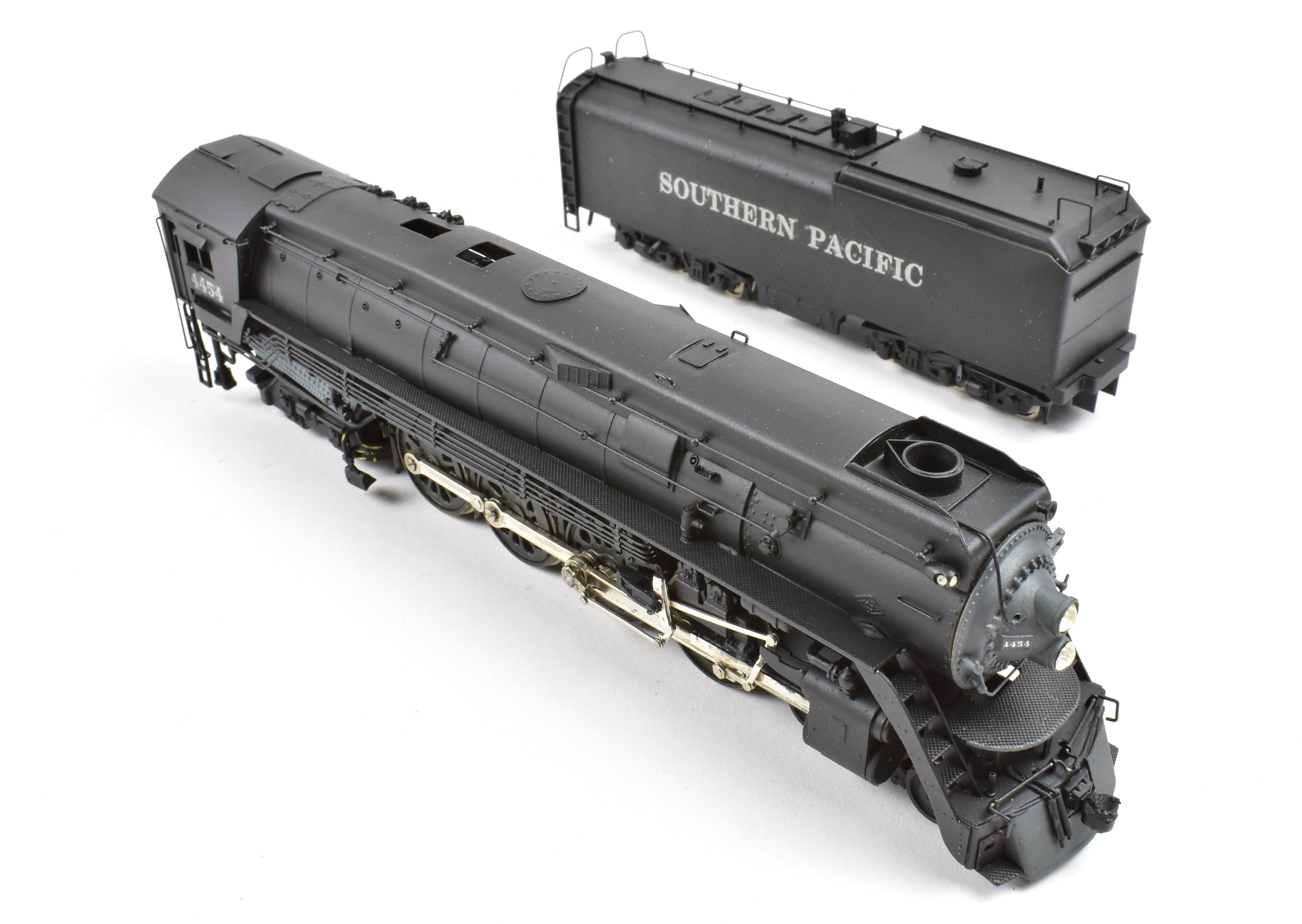 HO Scale Brass Model Train - Balboa SP Southern Pacific GS - 4 4 - 8 - 4 De - Skirted and Custom Painted Locomotive No. 4454