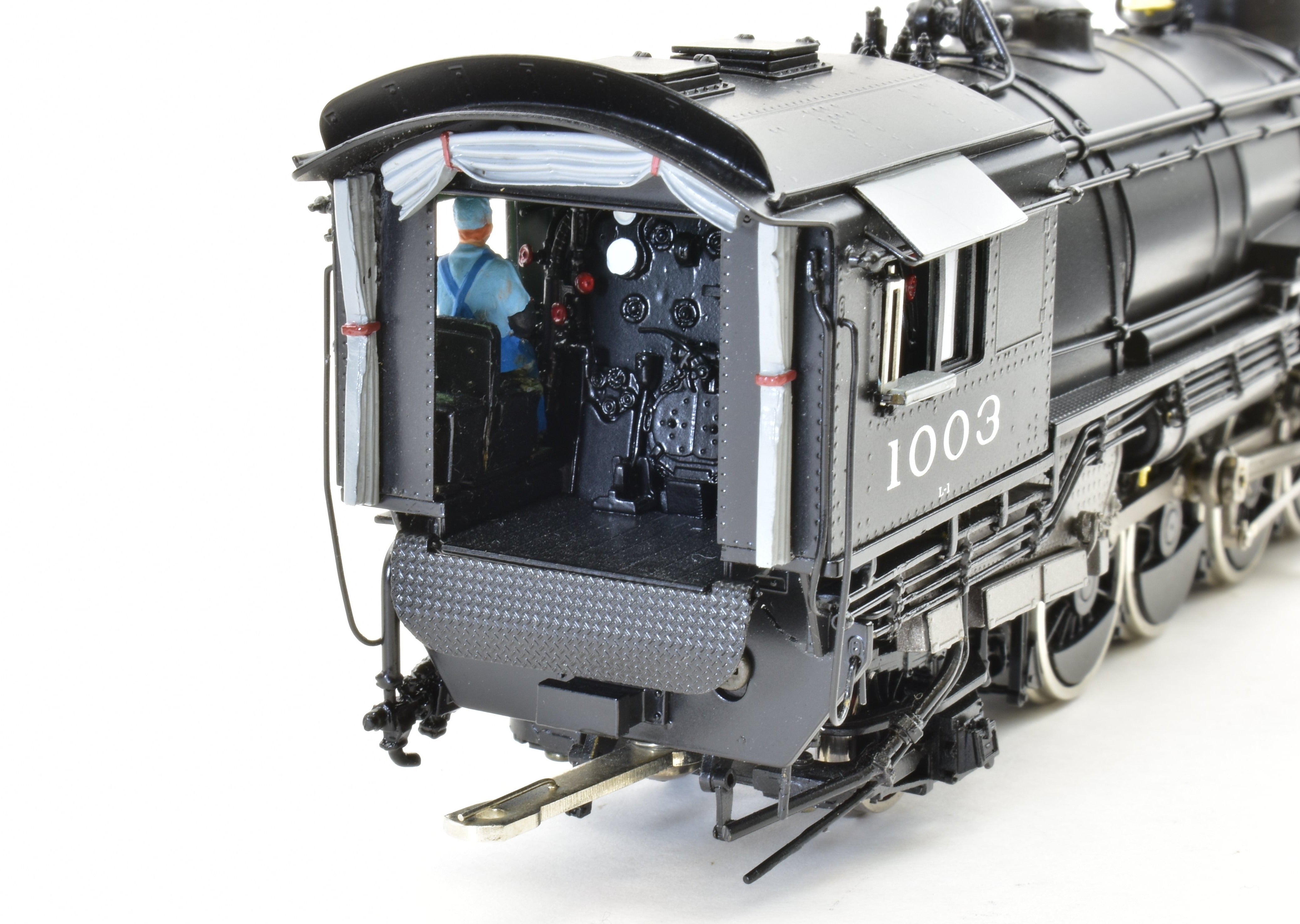 HO Scale Brass Division Point Soo Line Mikado 2-8-2 Locomotive Model #1003 from the 1940s Era