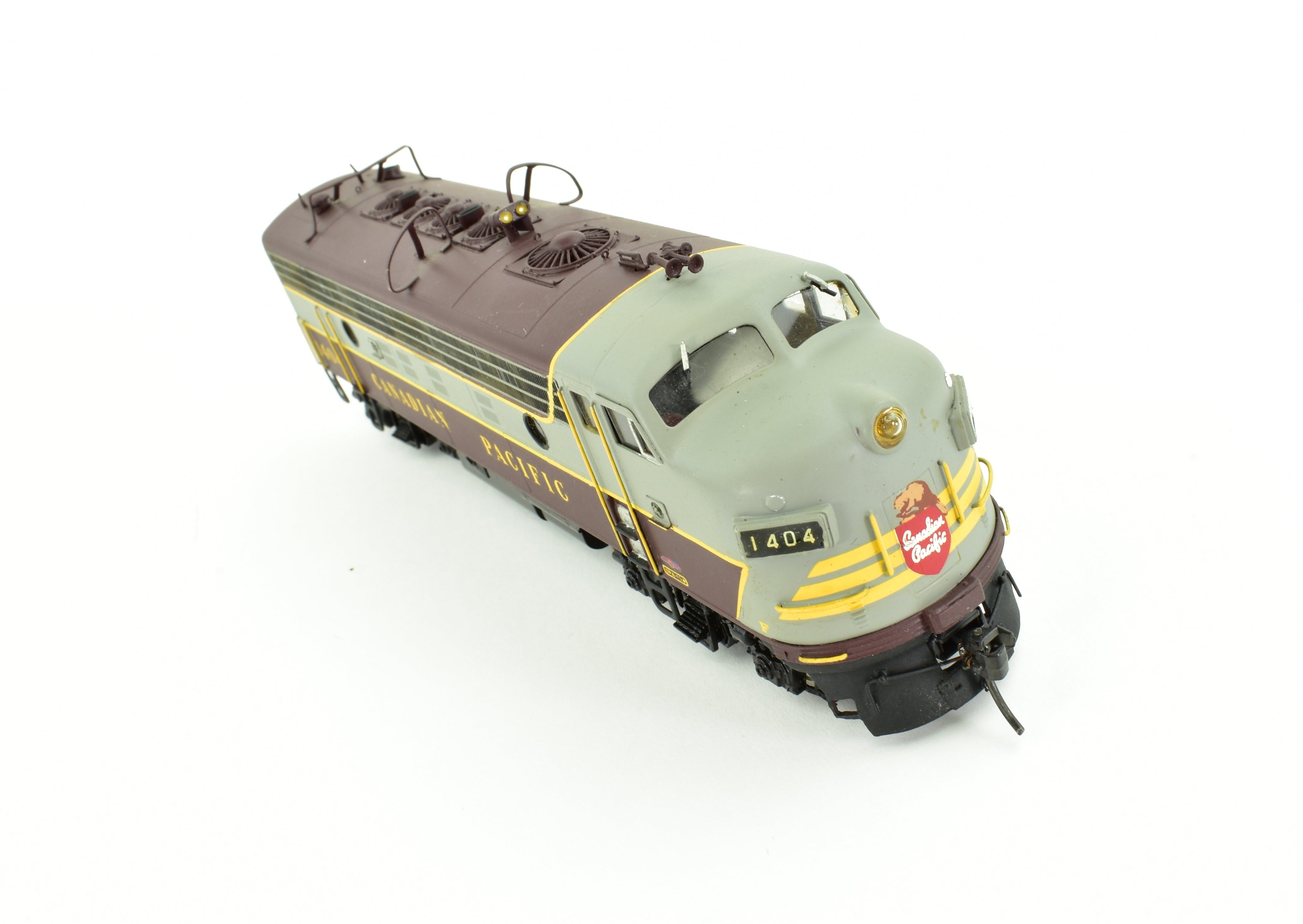 HO Scale Brass Canadian Pacific Railway EMD F9A Standard Version Custom Painted and Detailed Model Train - Oriental Limited