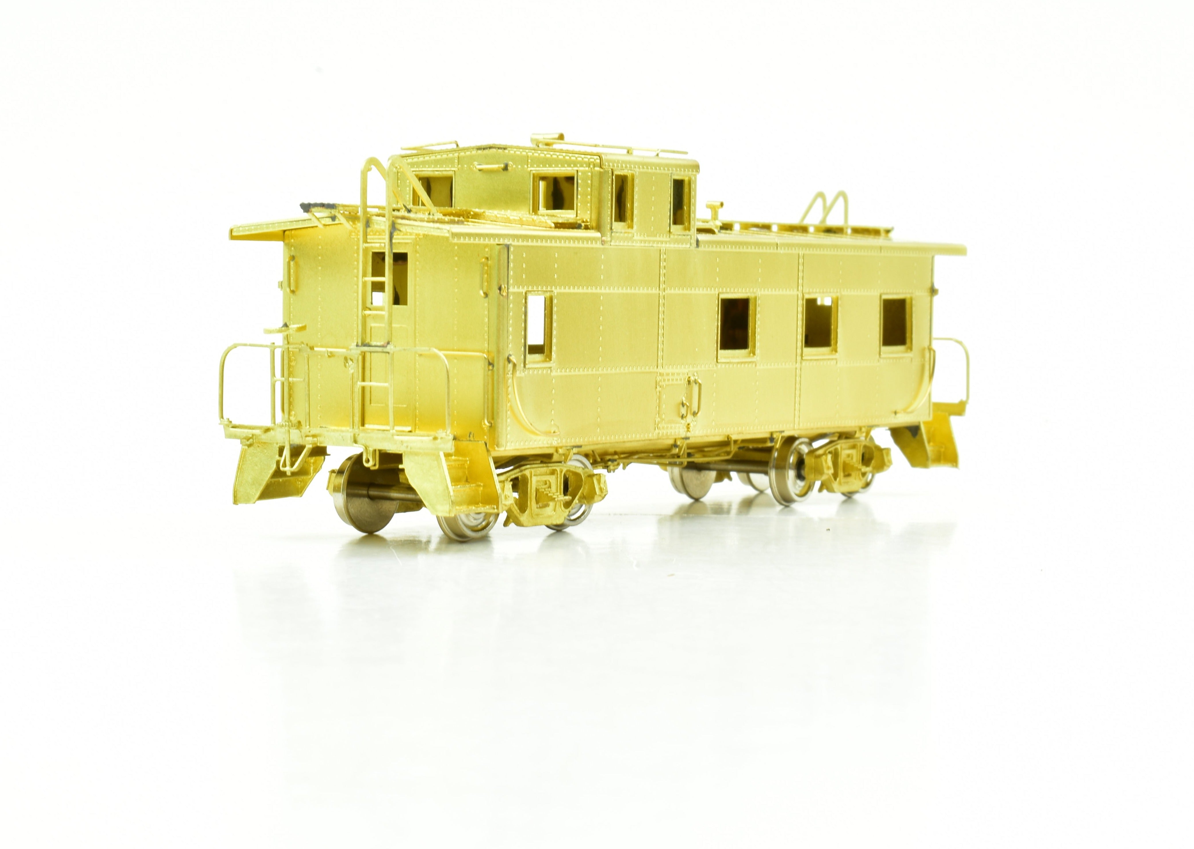 HO Brass MILW - Milwaukee Road Steel Cupola Caboose by OMI with K Brakes