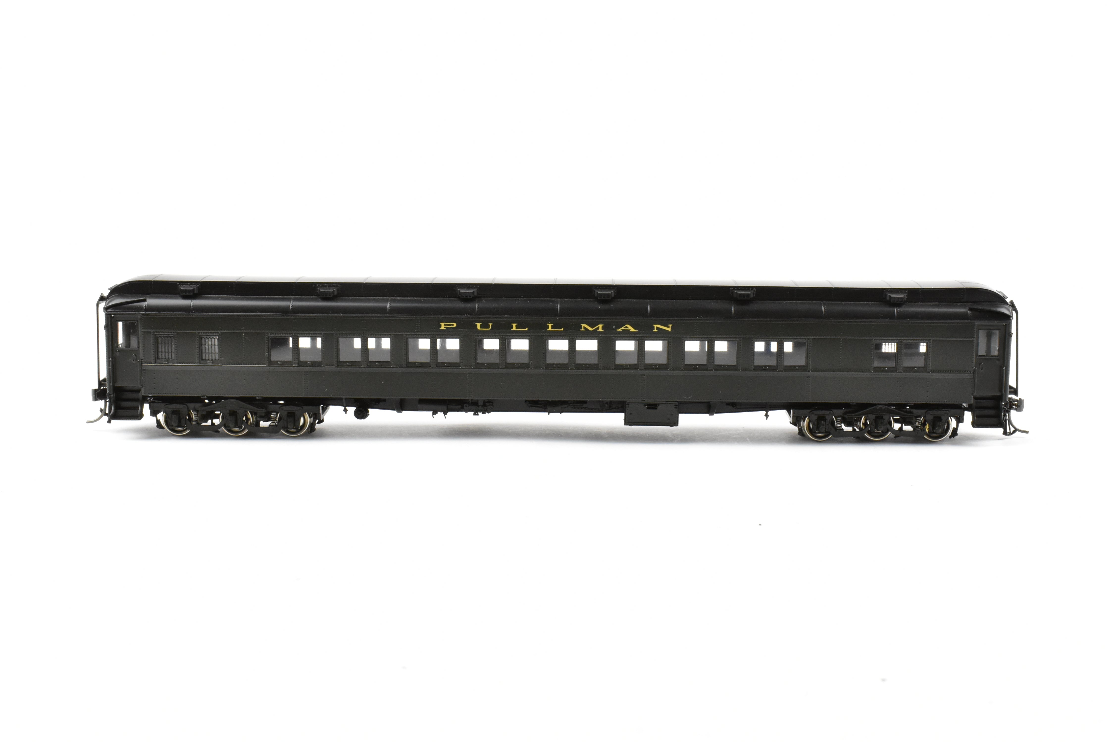 High - Quality HO Scale Brass Precision Scale Co. Pullman 80 - foot Sleeper 16 - Section Tourist Car Model Plan 2412 without Air - Flow Package