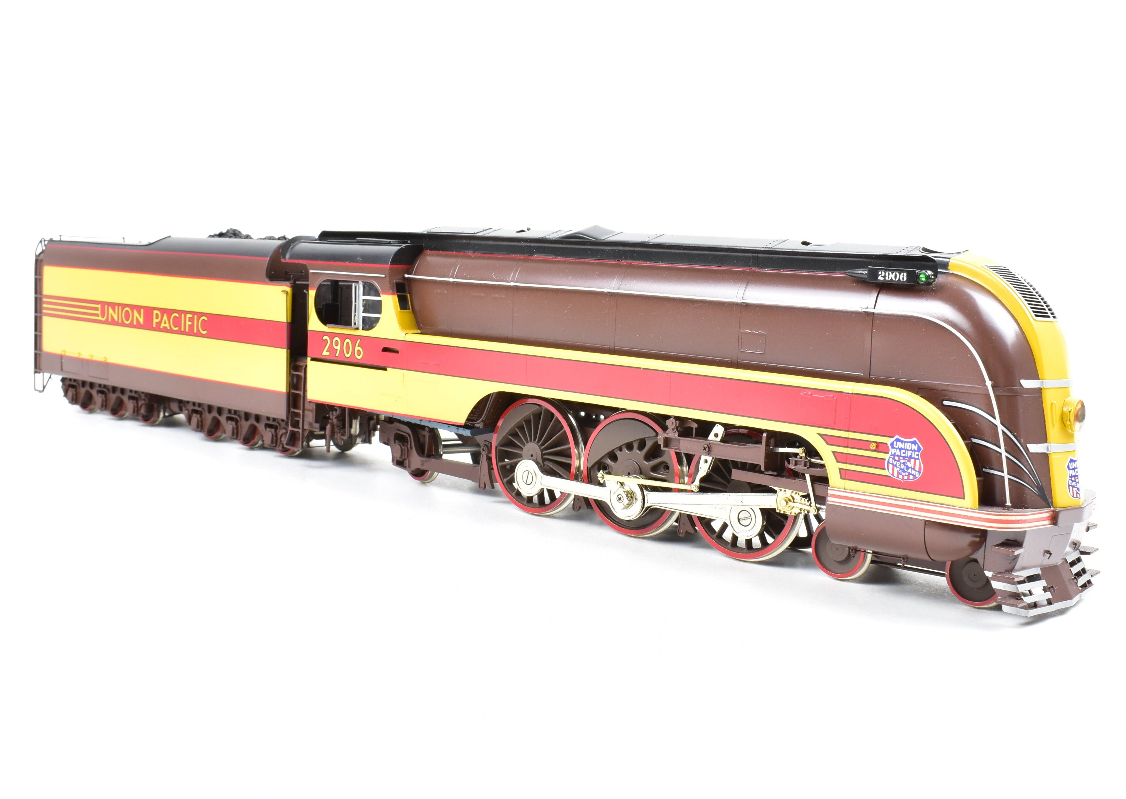 O Scale Brass Model Train - Overland Models, Inc. Union Pacific 2906 4-6-2 Streamlined Forty-Niner Factory Painted by OMI