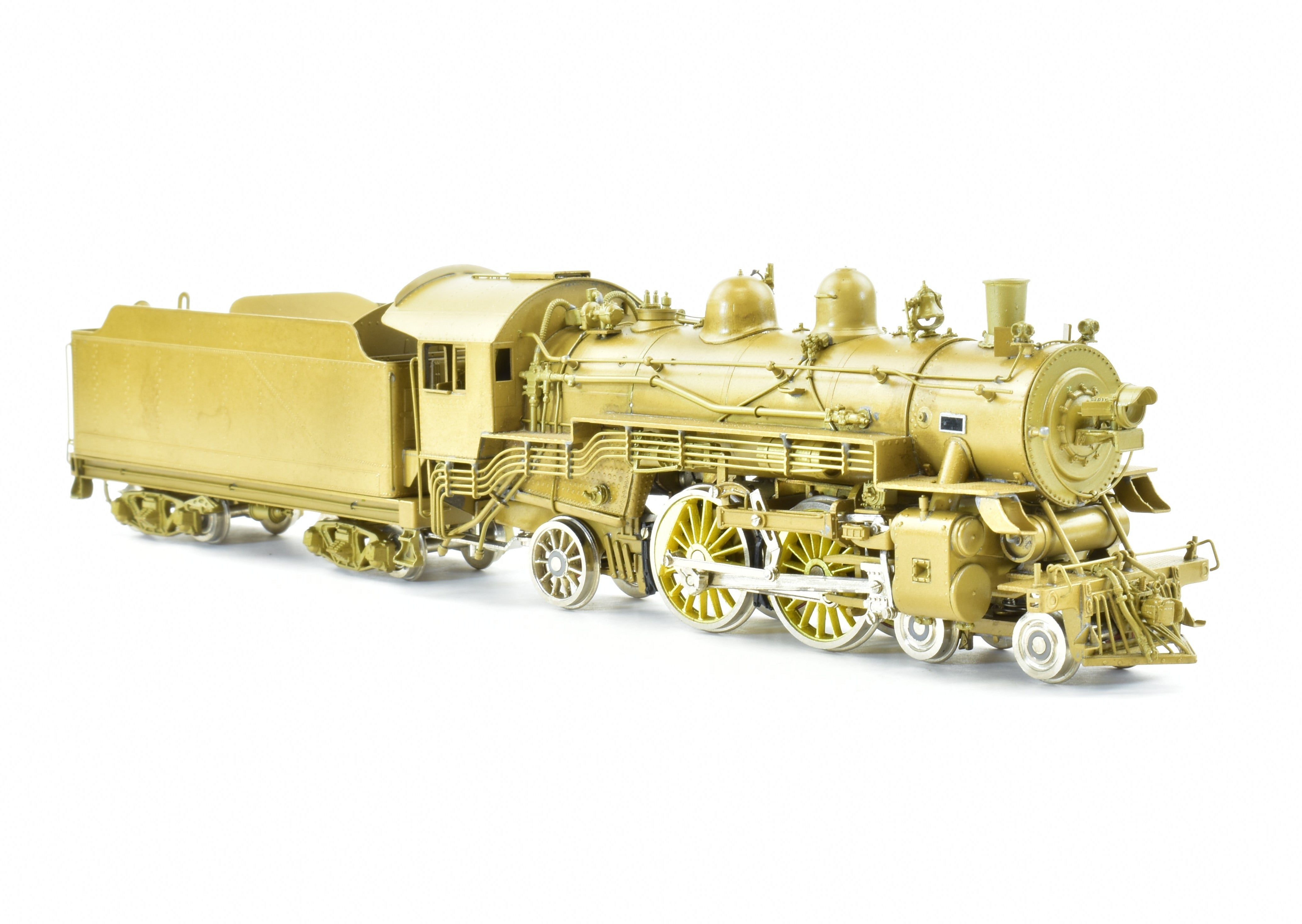 HO Scale Brass Model Train - Overland Models, Inc. Chesapeake & Ohio A - 16 4 - 4 - 2 Atlantic Locomotive by J.P. Models