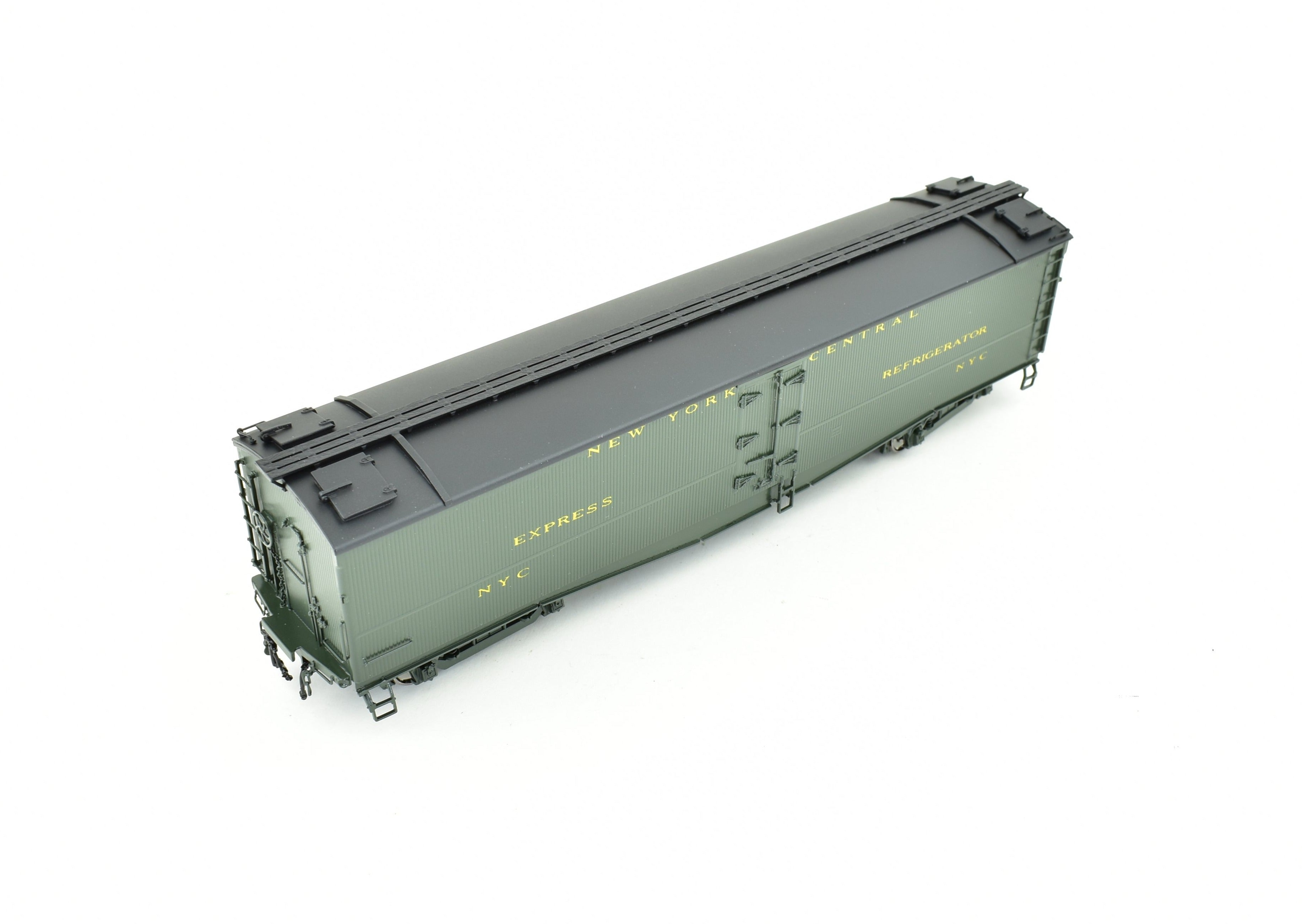 HO Scale Brass Railworks New York Central Wood Reefer Express Refrigerated Freight Car Model for Model Railroading