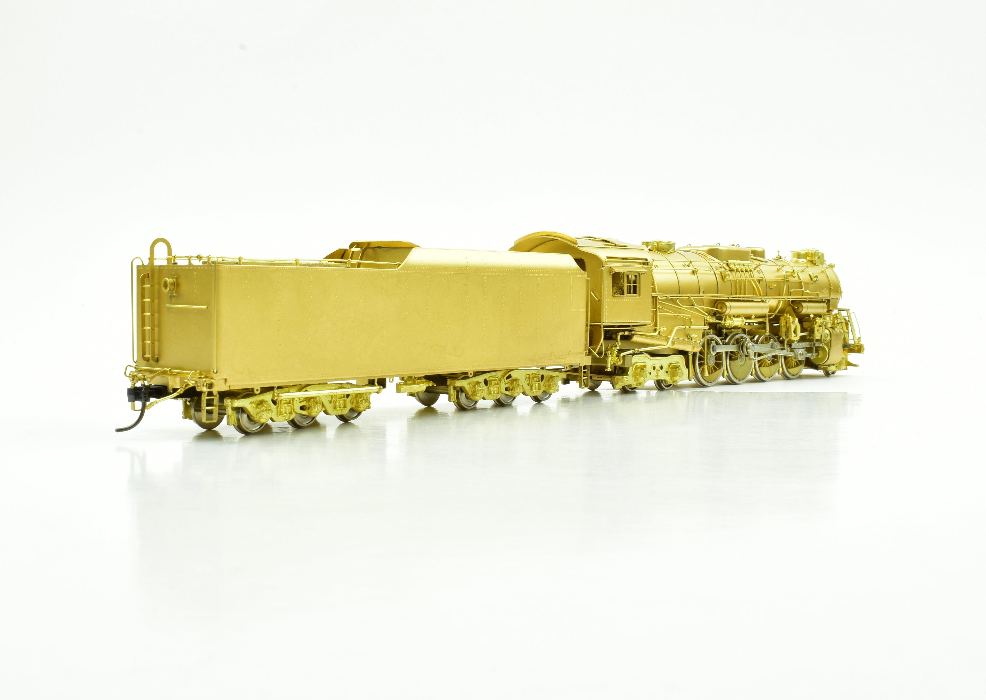 HO Scale Brass Model Train Key Imports PM - Pere Marquette N - 1 2 - 8 - 4 Berkshire Steam Locomotive