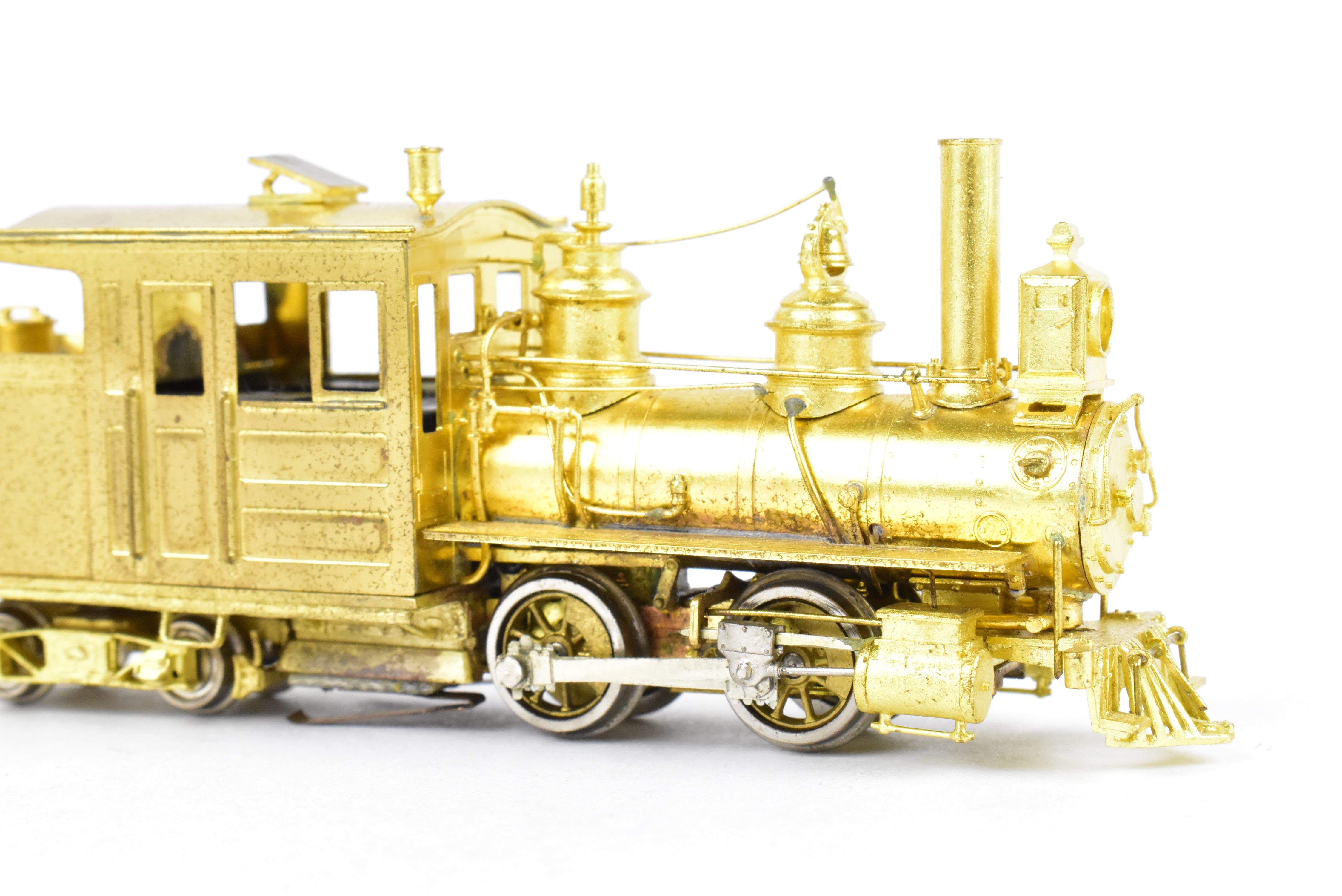 HOn30 Scale Brass Model Train - The Car Works Sandy River & Rangeley Lakes #7 Forney 0 - 4 - 4T Steam Locomotive in REBOXX Packaging
