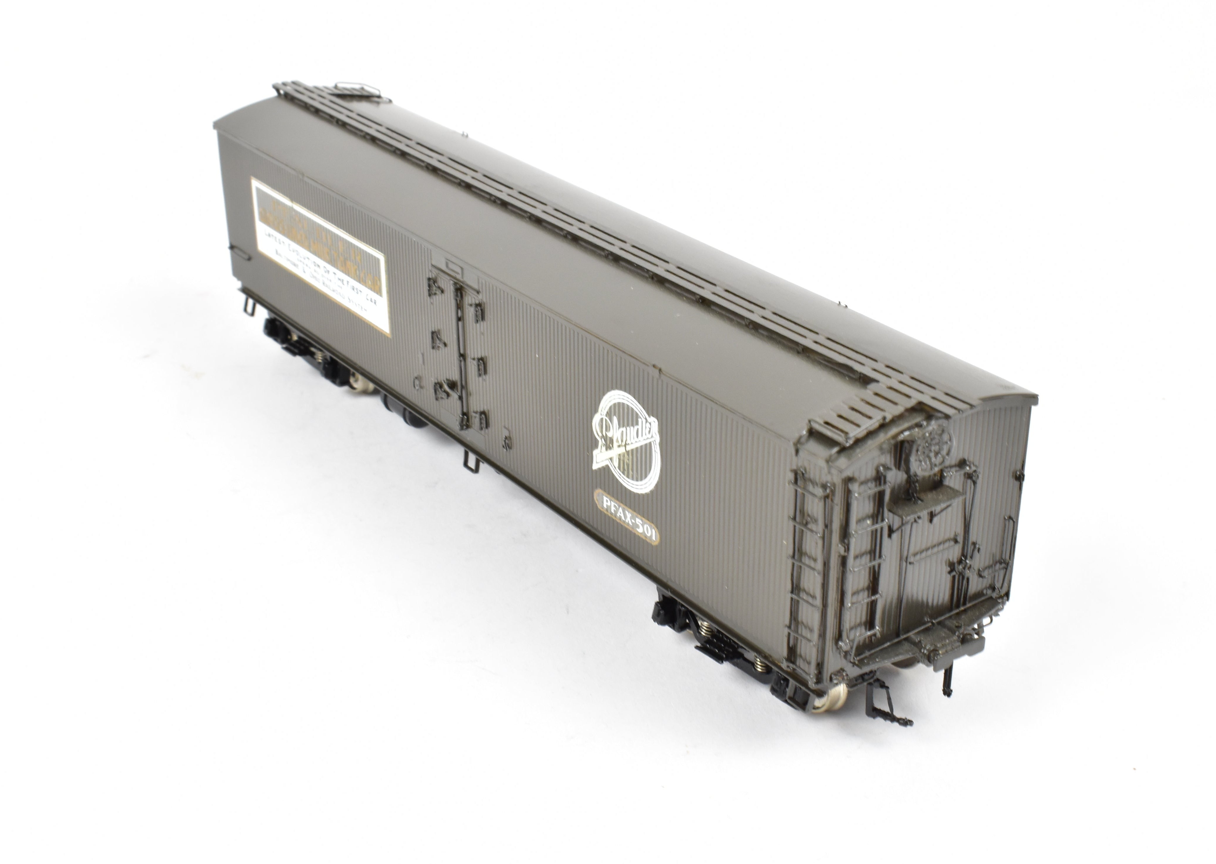 1987 HO Brass Precision Scale Co. 50' Pfaudler Milk Tank Car Model