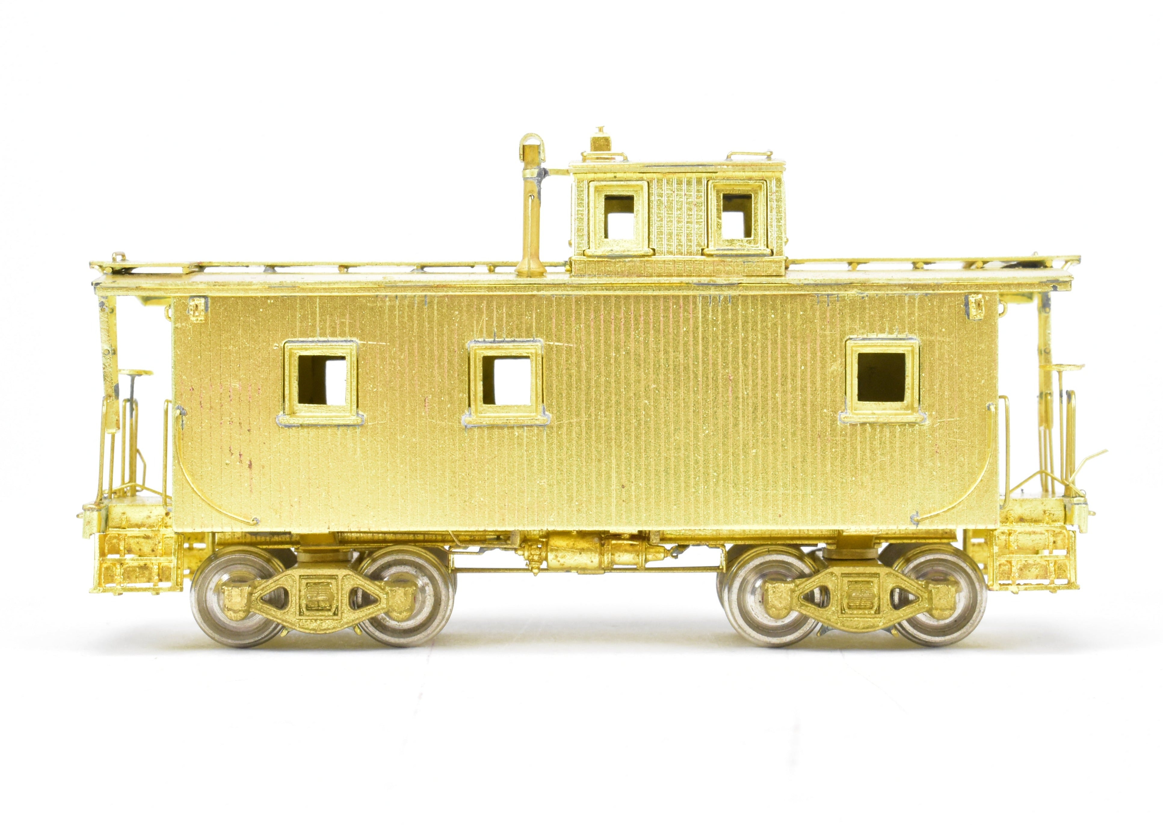 HO Scale Brass Construction Alco Models New York Central (NYC) 24-Foot Offset Cupola Wood Caboose Model