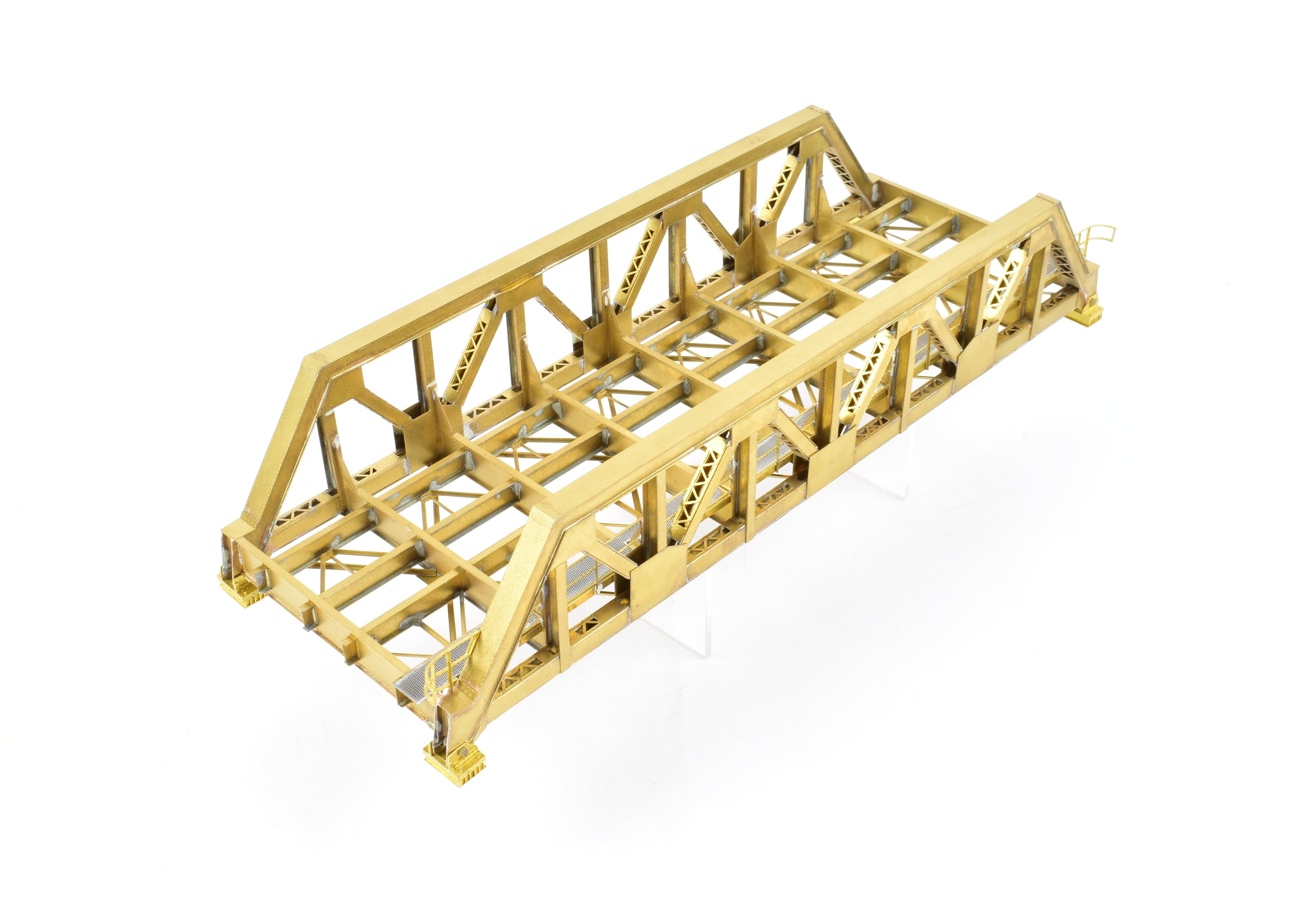 HO Brass OMI Pony Truss Thru 93' 2-Track Bridge by Overland Models