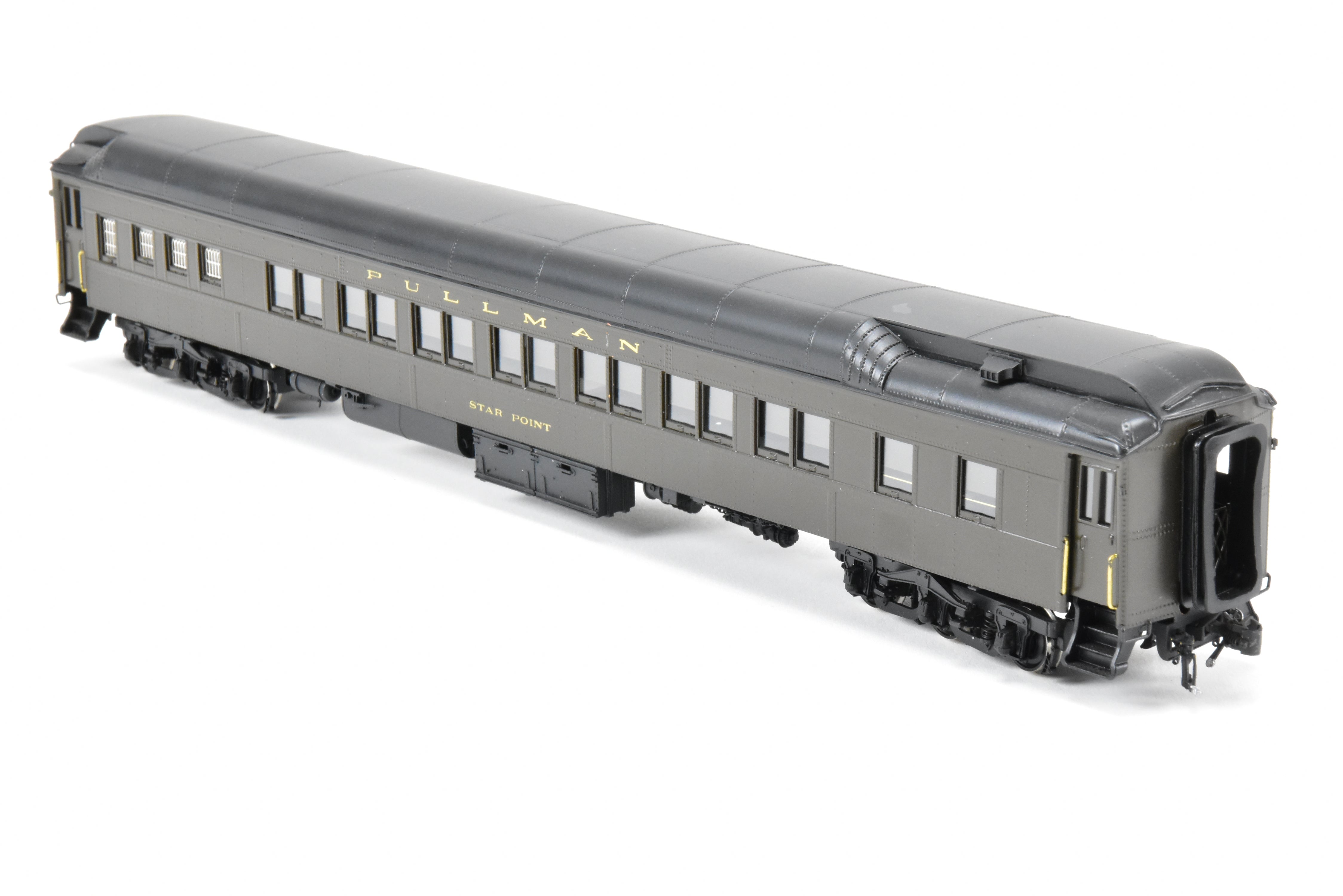 HO Brass PSC Precision Pullman 80' Sleeper Tourist Car Plan 3958A, Star Point Lettered