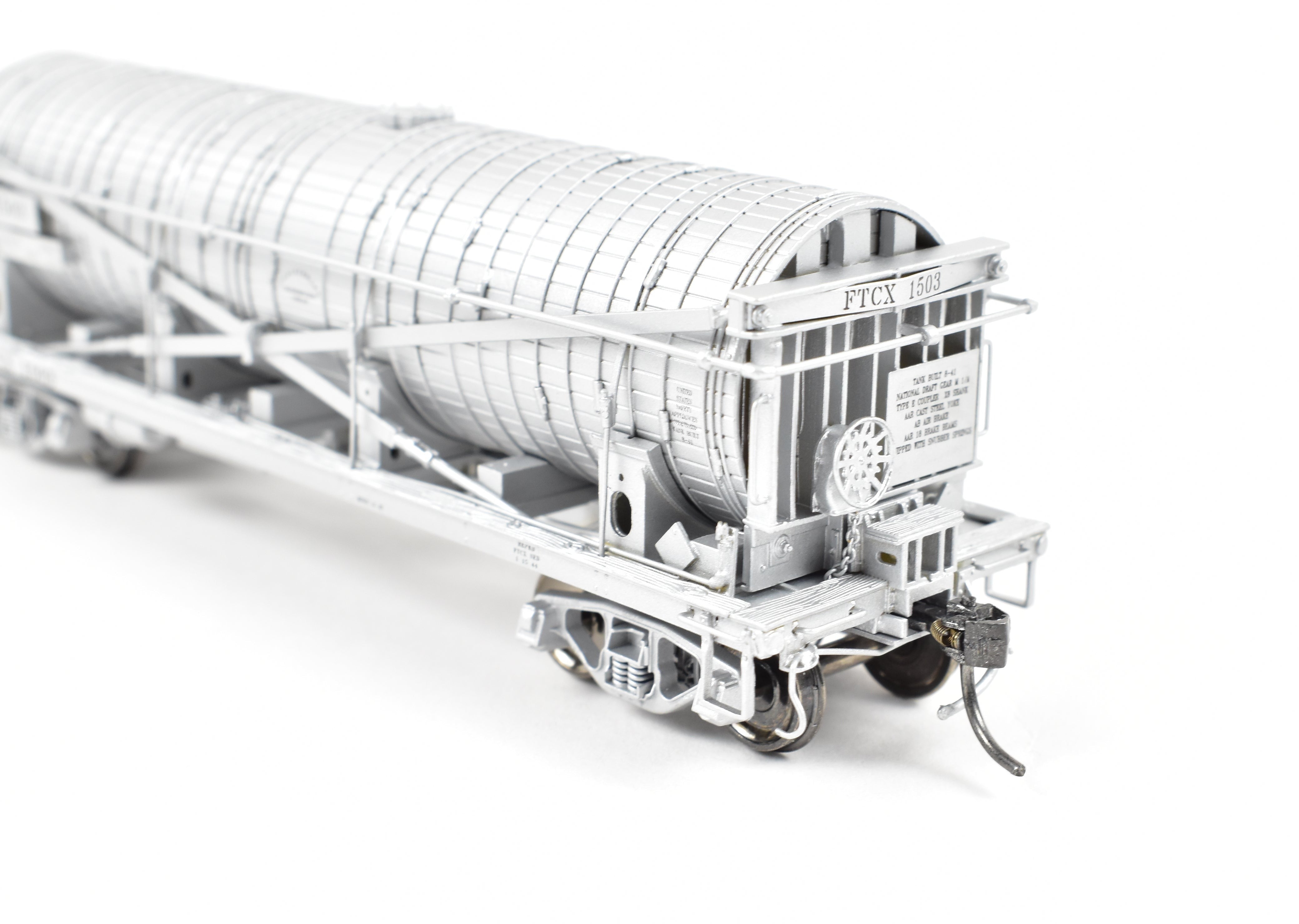 HO Scale New Brass Model Car for North Bank Line with Various Roads - FTCX 1503 Fleishman's Vinegar Brand