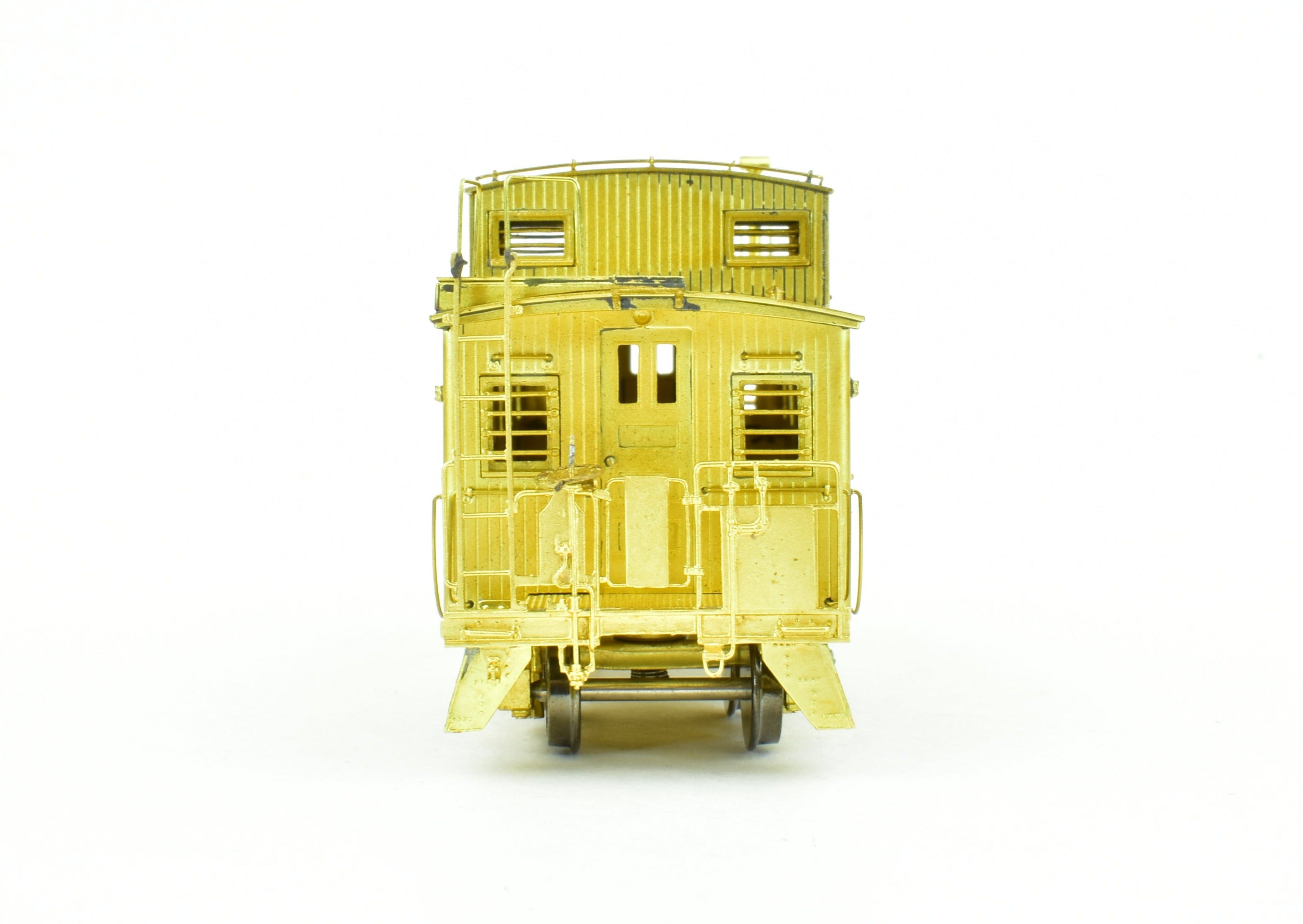 HO Scale Brass Caboose Model by OMI - Overland Models, Inc. for Great Northern Railroad, Factory New 30-Foot Wood Design