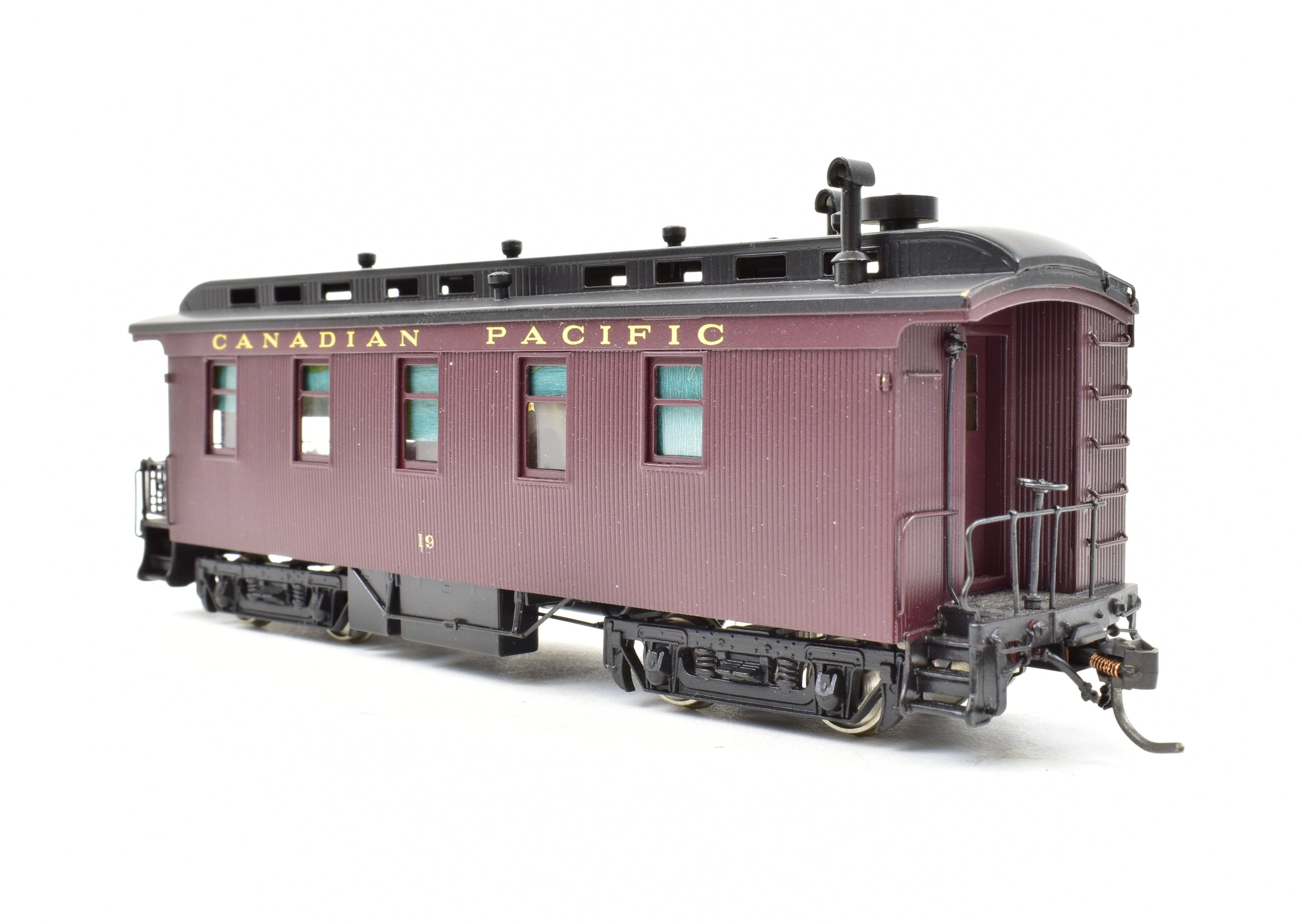 HO Scale Brass Van Hobbies Pro - Painted 35 Ft. Canadian Pacific Railway Business Car