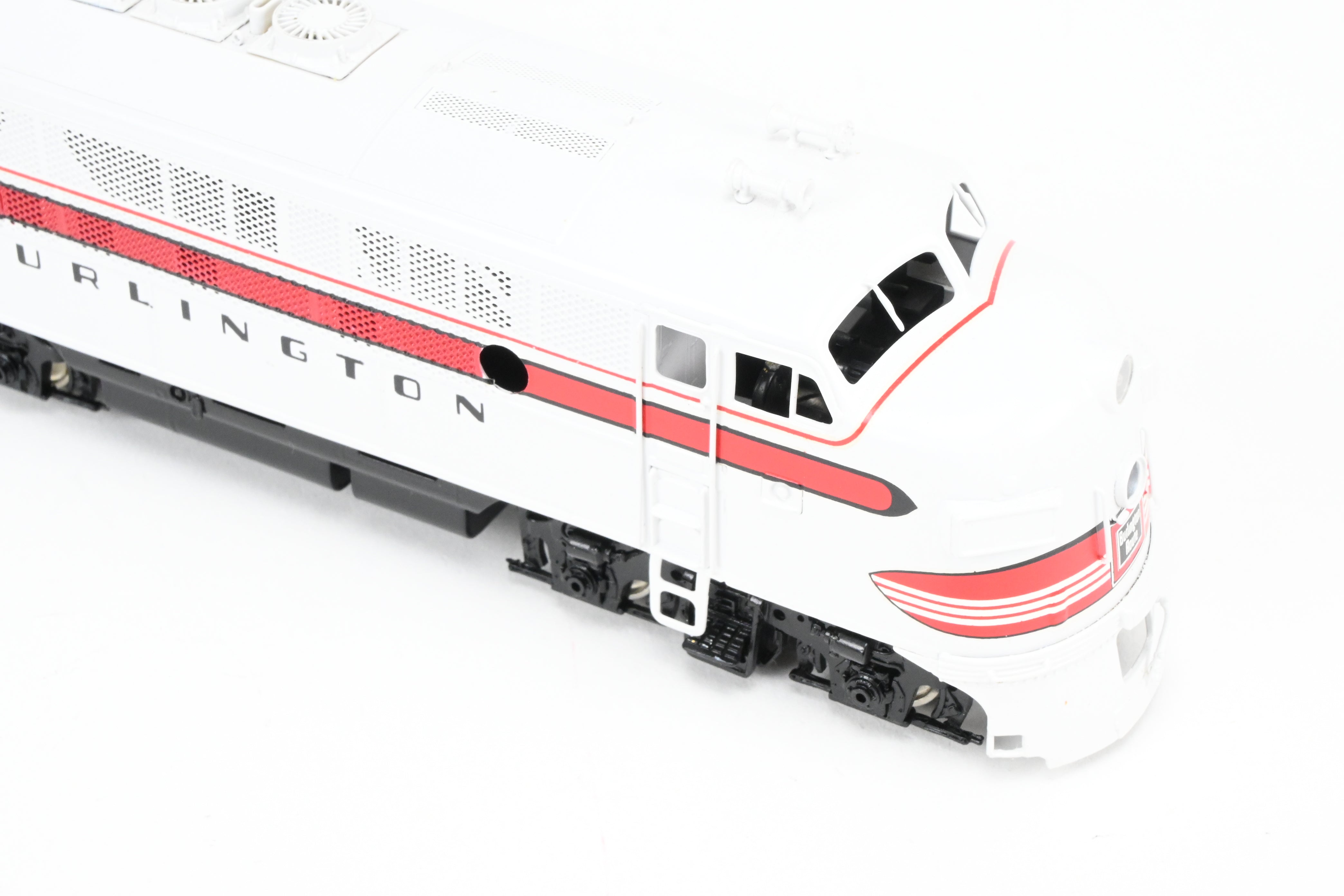 HO Scale Brass Model Train - Oriental Limited CB&Q – Burlington Route EMD F3A PH II with 1500 HP for Freight Operations