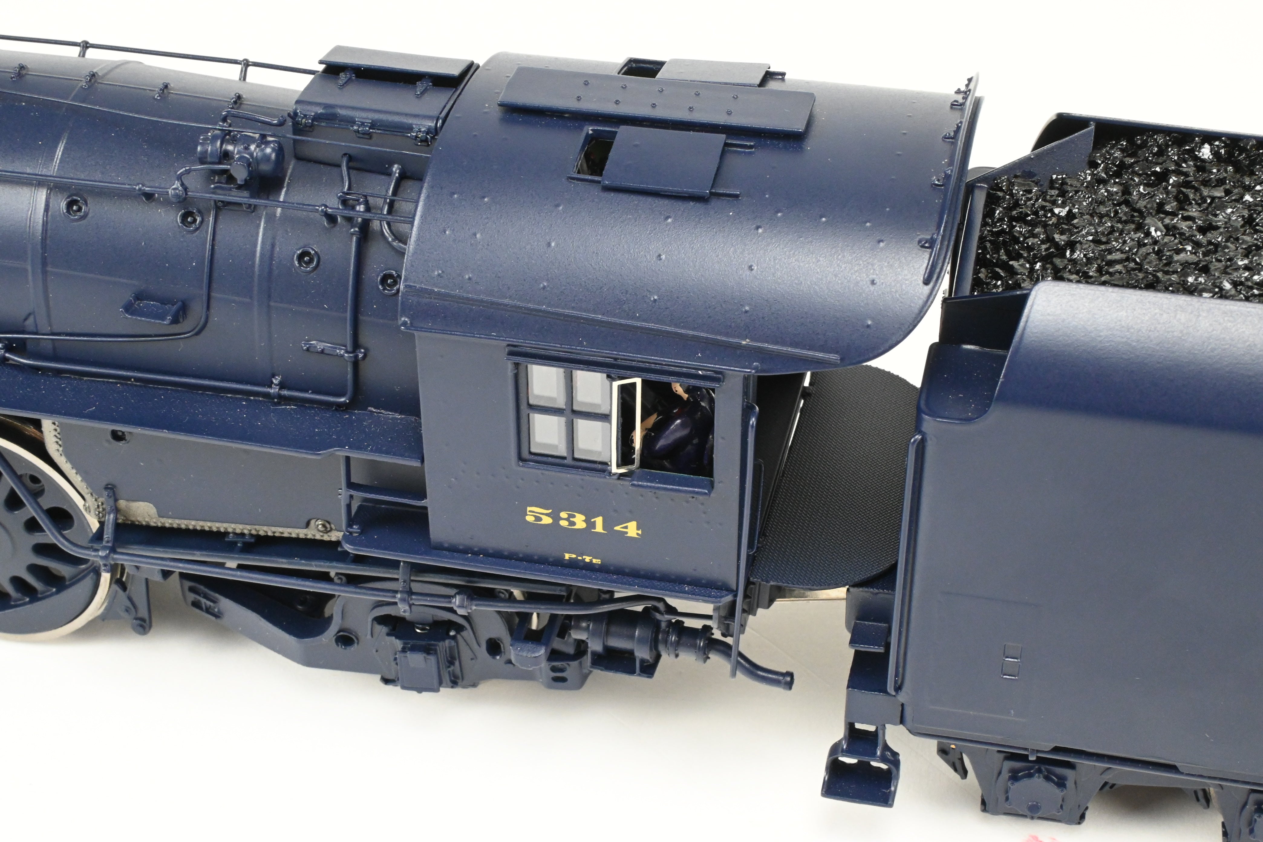 O Scale Brass Model Train - Sunset Models Third Rail B&O - Baltimore and Ohio P-7e 4-6-2 FP Locomotive in B&O Blue #5314, 2-Rail Version with Some Minor Issues