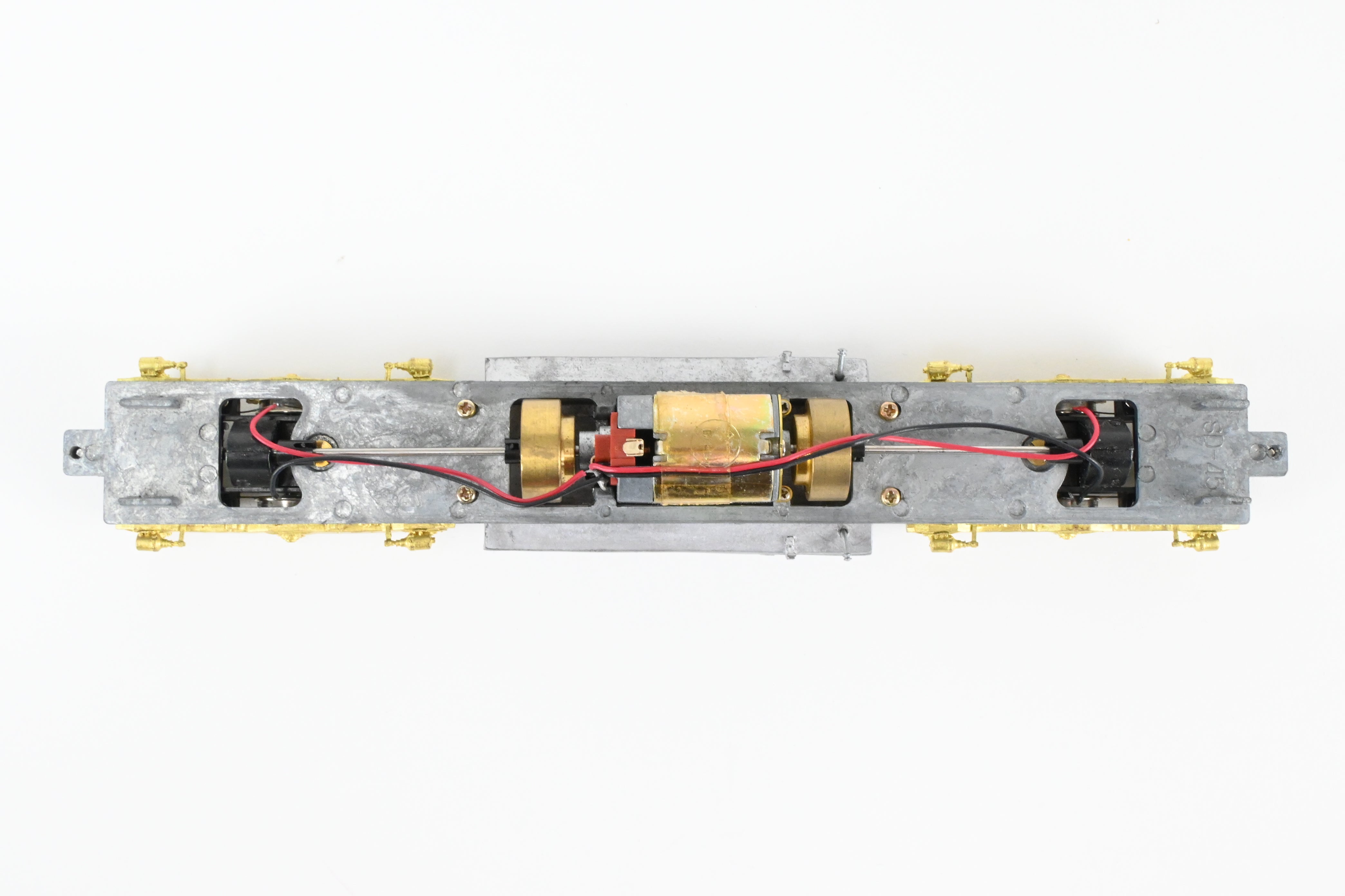HO Scale Brass OMI - Overland Models Inc. Diverse Road Drive Systems for Rail Power Products EMD SD45 Locomotives with High - Mount Brake Cylinders