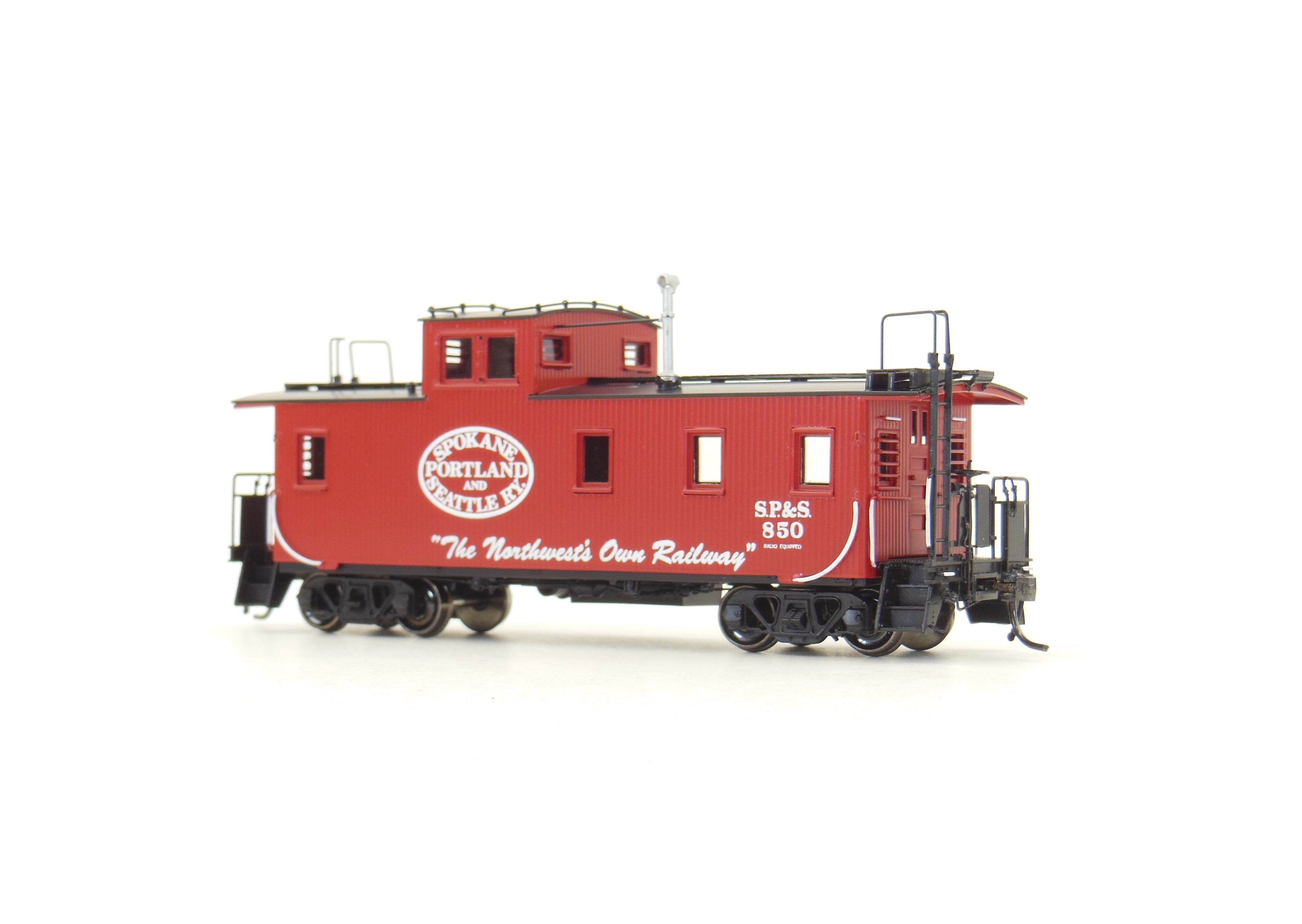 HO Brass OMI SP&S 30' Wood Caboose FP #850 by Overland Models, Inc.