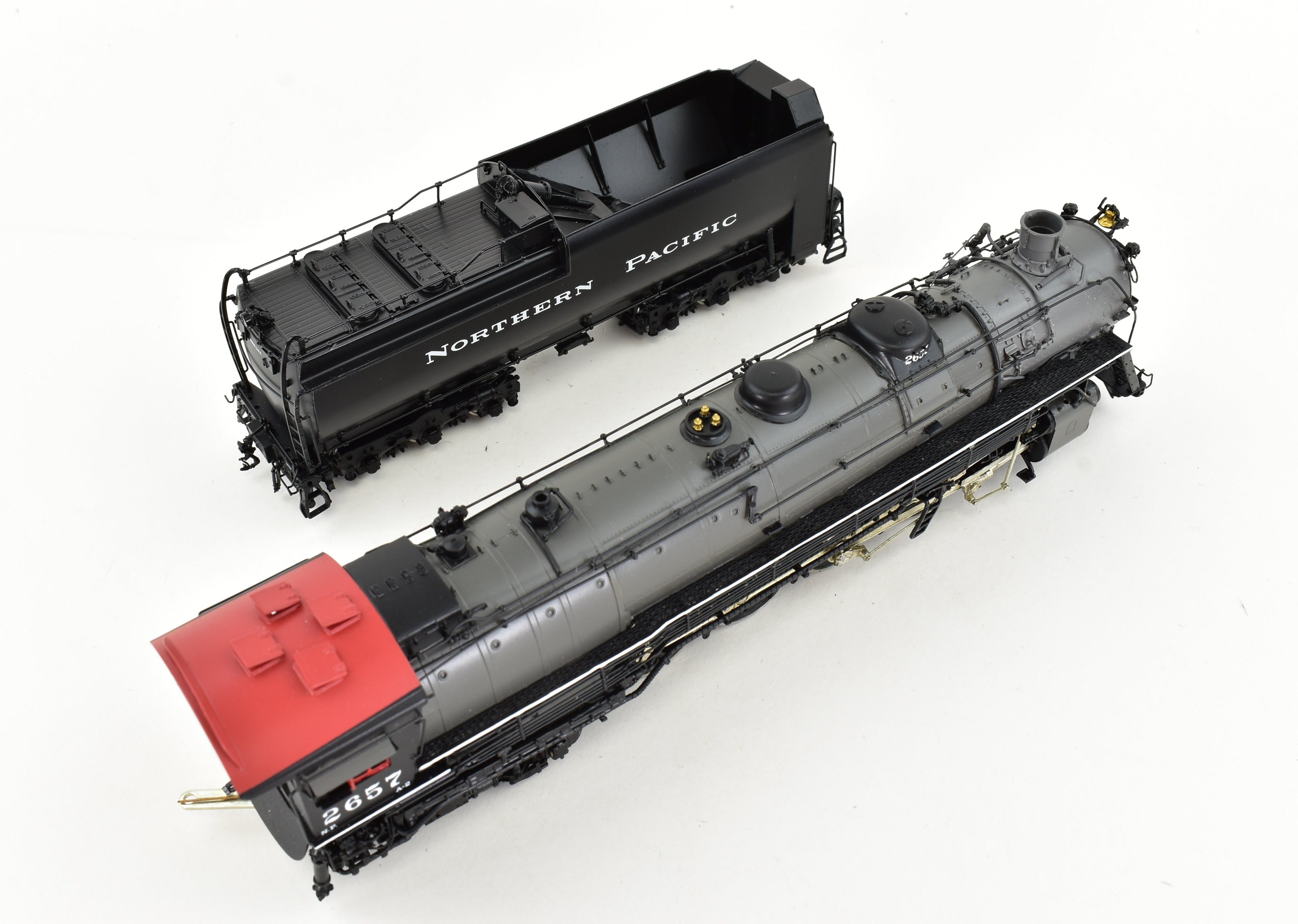 HO Scale Brass Model Train - W&R Enterprises NP Northern Pacific Class A-2 4-8-4 Limited Edition No. 3 with TCS DCC & Sound System