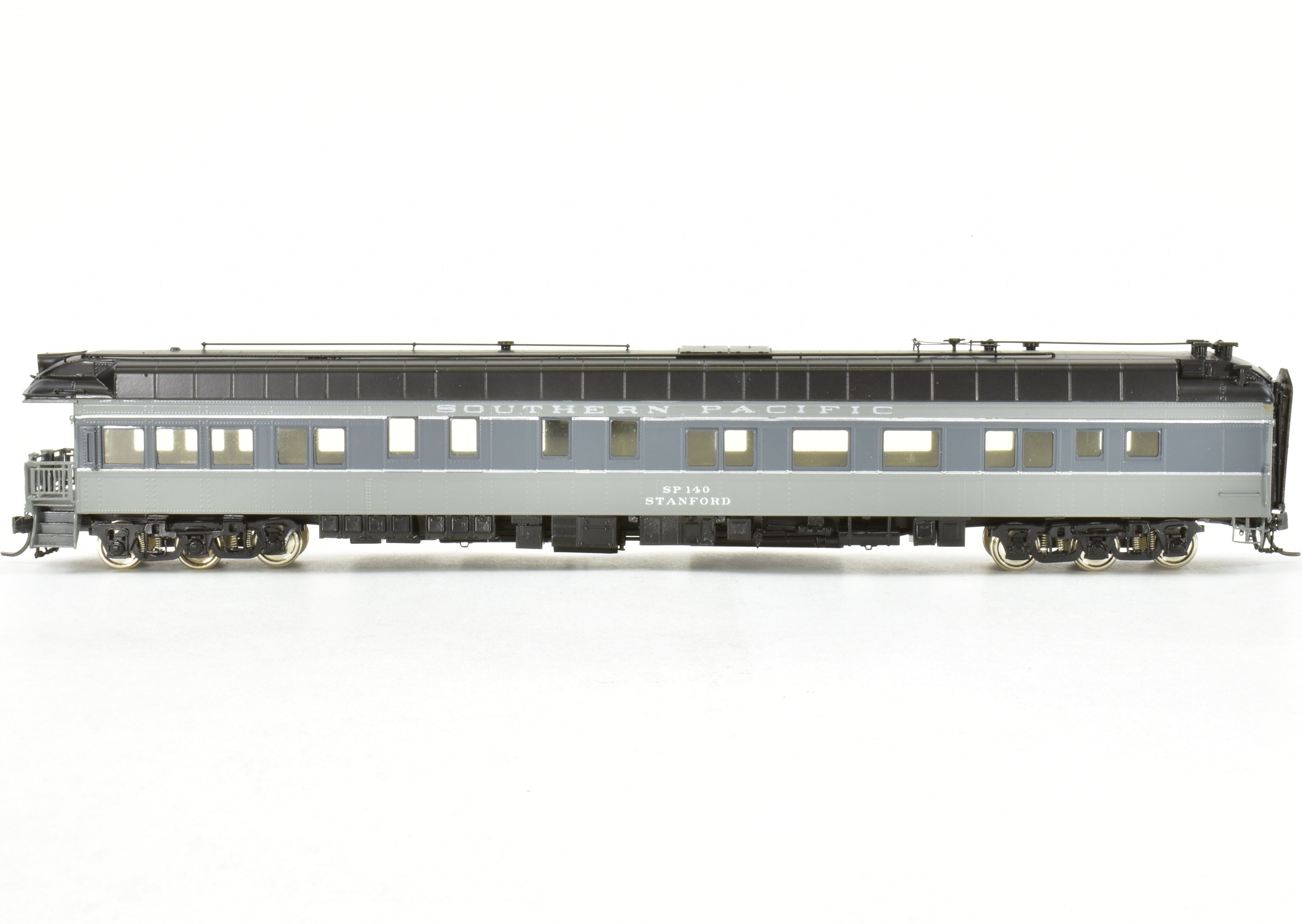 HO Brass Precision Scale Co. SP Southern Pacific Business Official Car in Two-Tone Grey