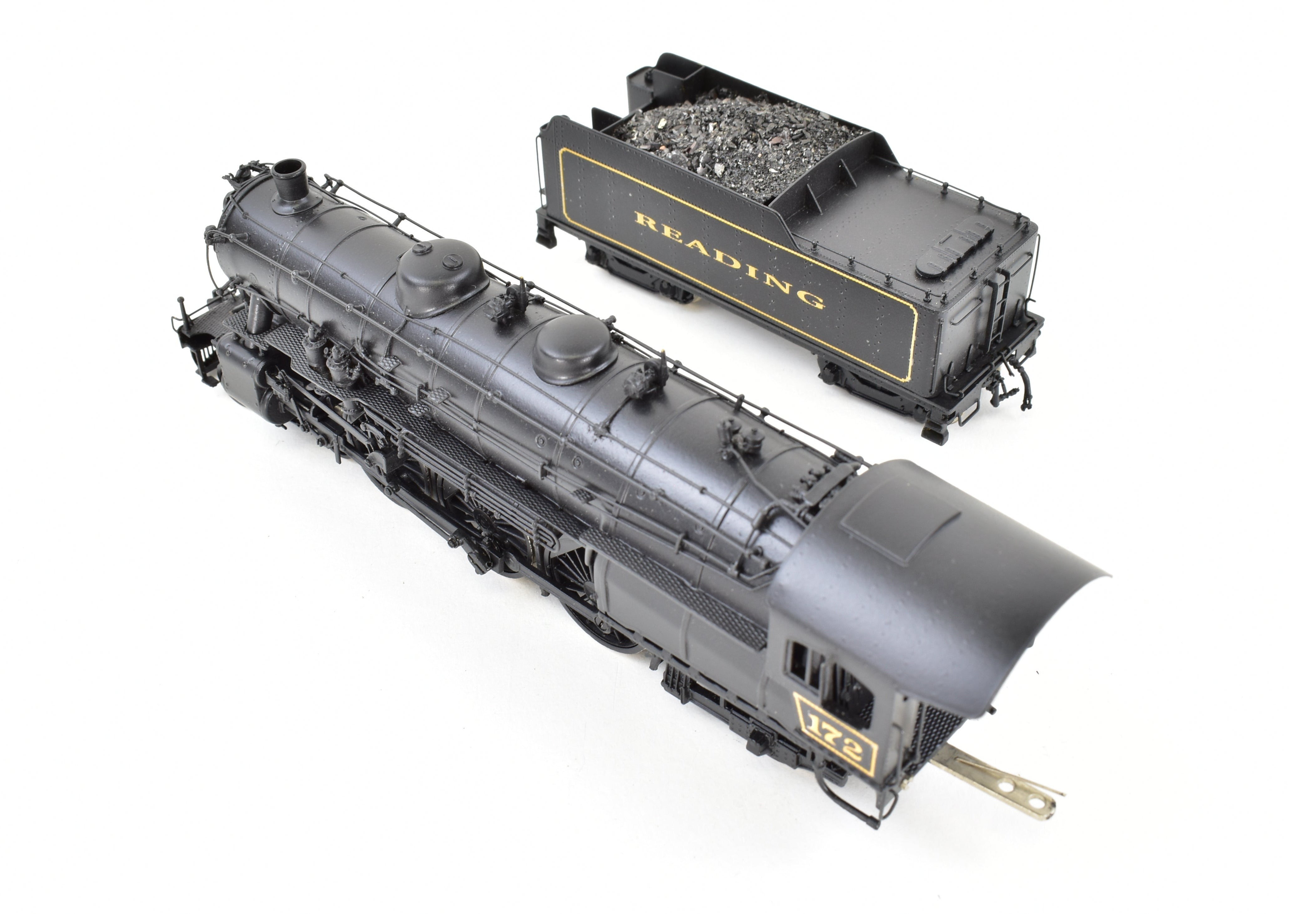 HO Scale Brass Model Train - Empire Midland Reading G2sa #175 4-6-2 Pacific Steam Locomotive CP No. 172 Equipped with Northwest Short Line (NWSL) Gearbox