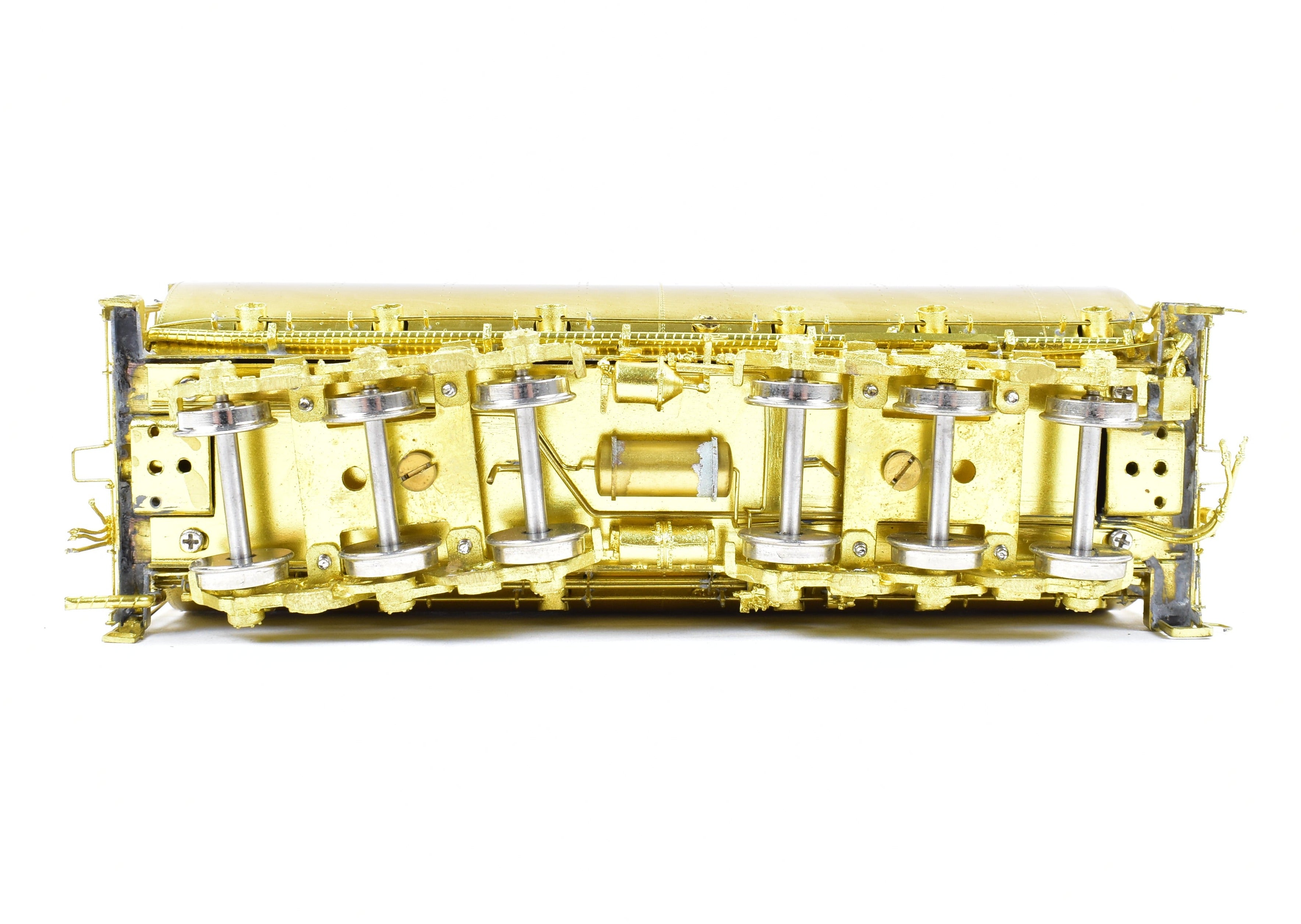 HO Scale Brass Model Train Set - Overland Models, Inc. Union Pacific GE 8500 HP Gas Turbine Big Blow 3-Unit Unpainted Set with Raised Farr Inlet Silencer and Riveted Tender