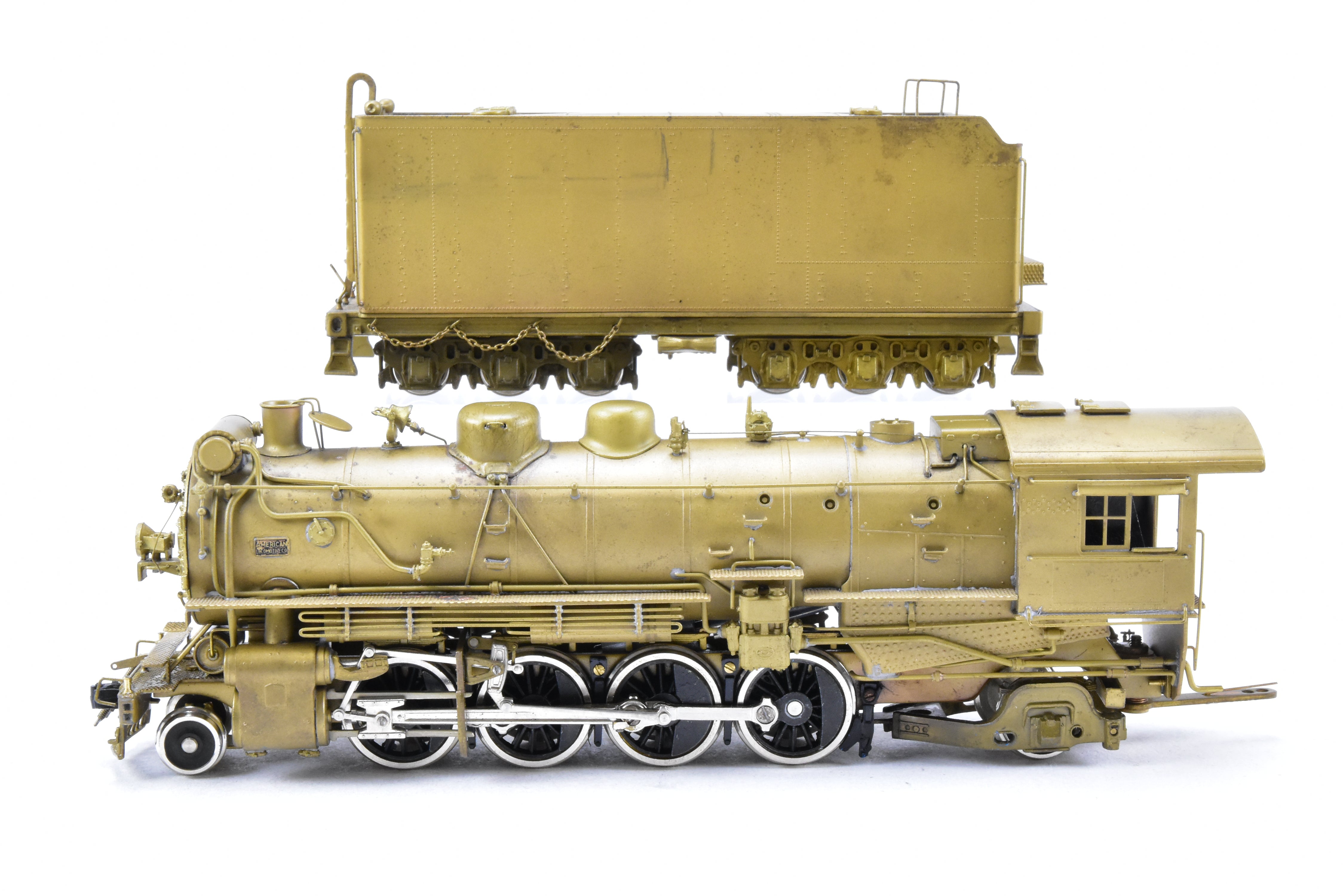 HO Scale Brass PFM United Western Pacific MK - 60 2 - 8 - 2 Mikado Locomotive Model