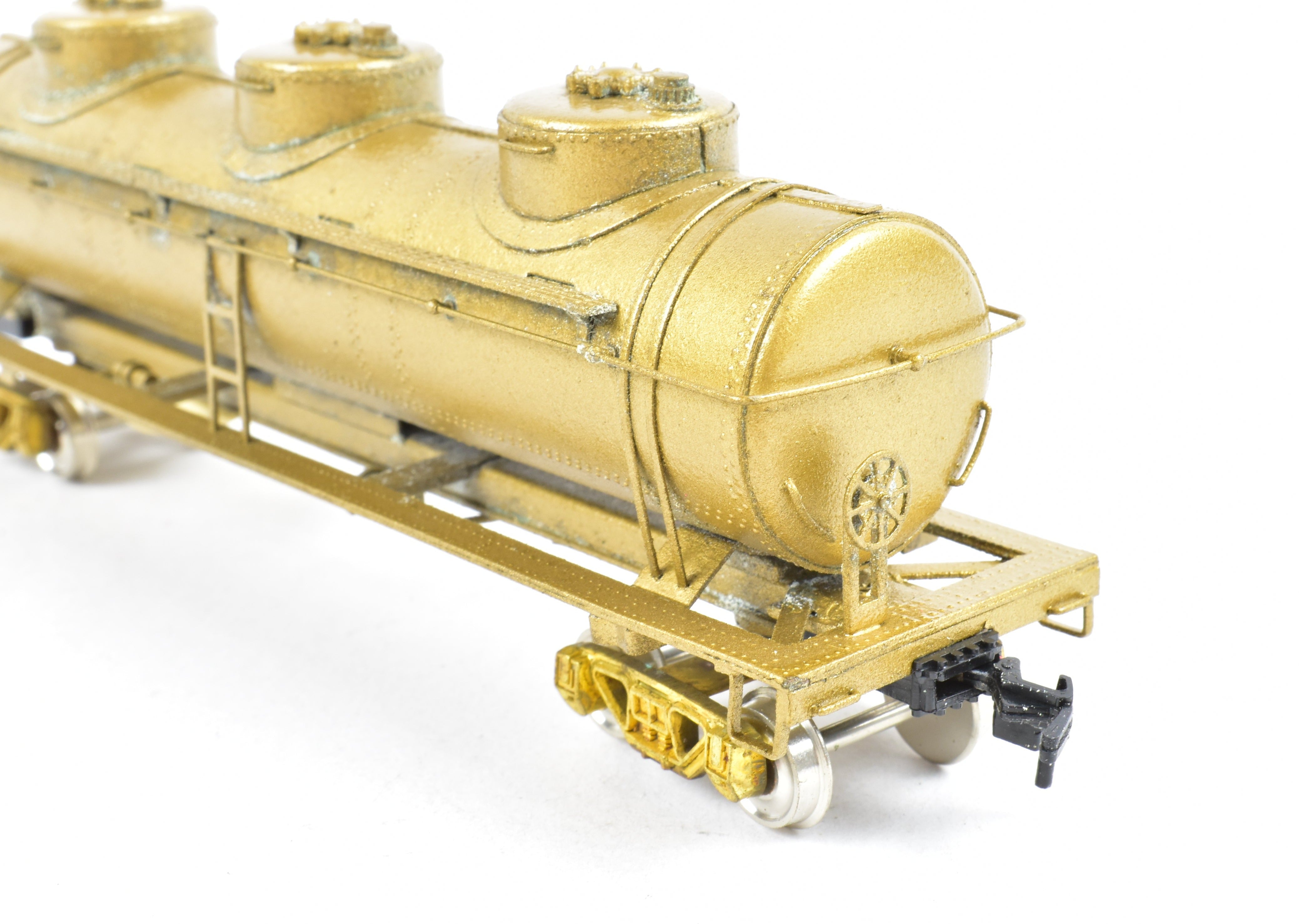 HO Scale Brass Gem Models 42-Foot 3-Dome Tank Car for Model Railroads - Various Road Versions