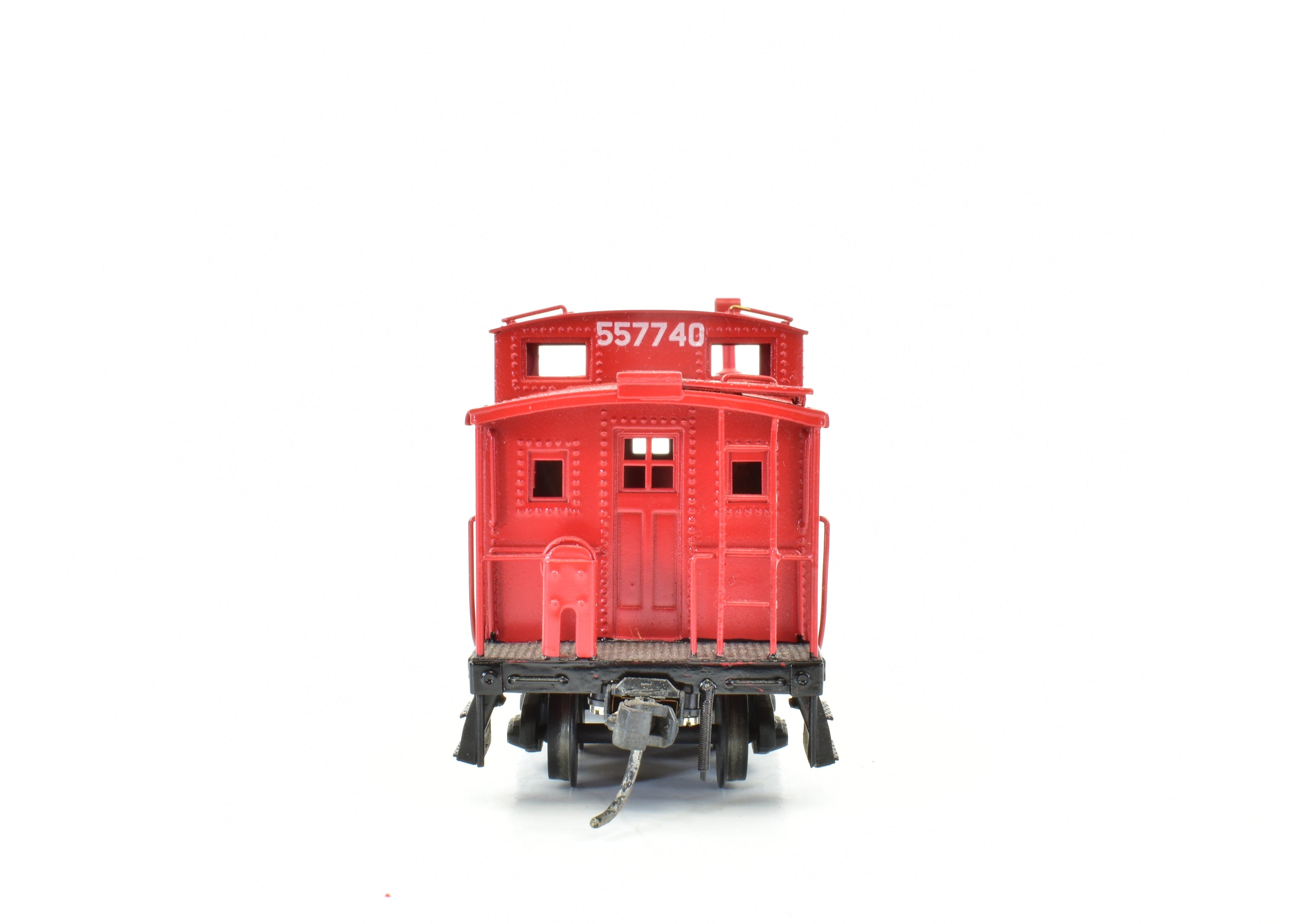 HO Scale Brass Westside Model Co. Norfolk & Western Steel Caboose with Custom Painting and Kadee Couplers
