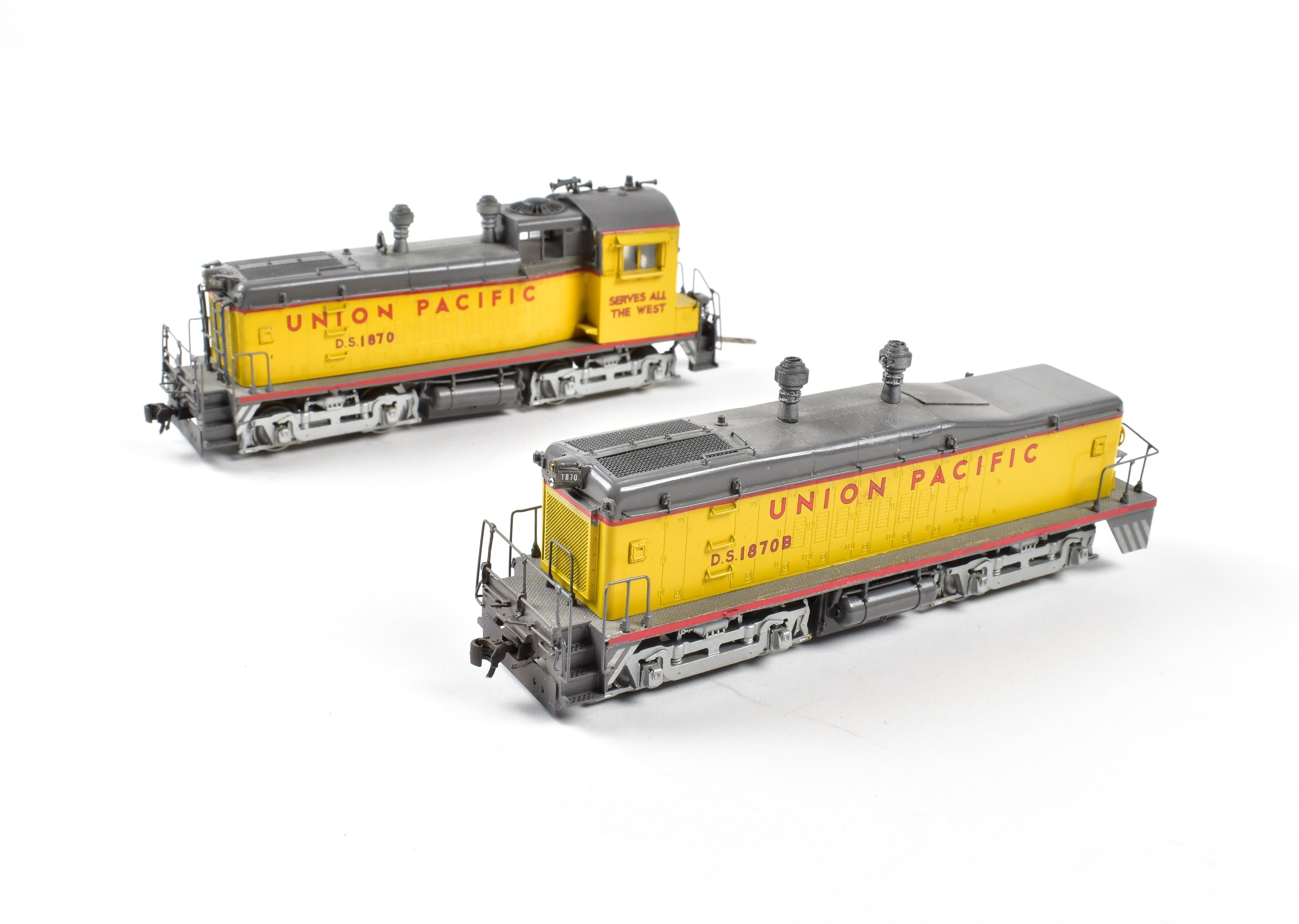 HO Scale Brass Union Pacific TR - 5 Cow/Calf Set Model by Overland Models, Inc. (OMI) for Cajon Pass Helper