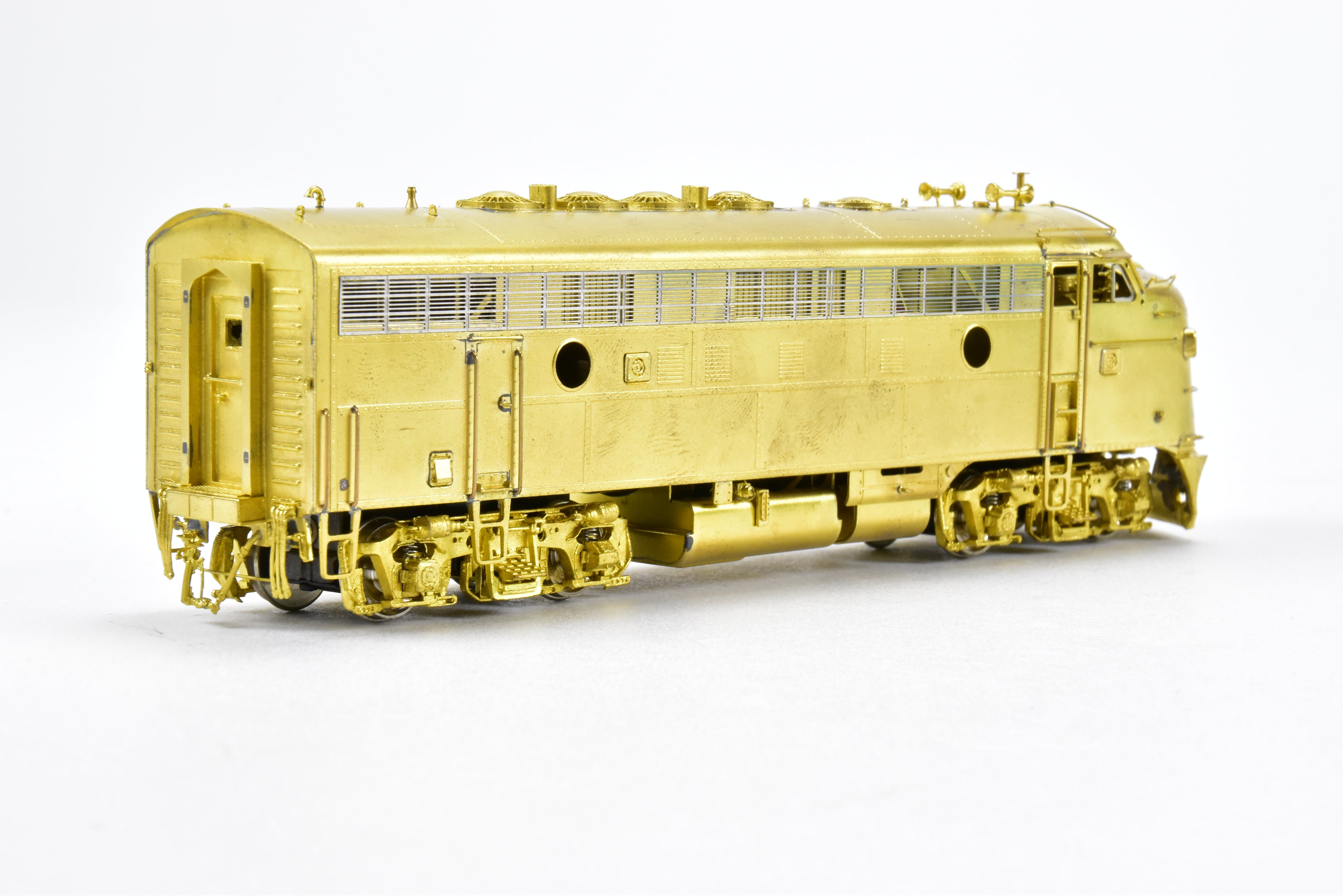 HO Scale Brass Model Train - Overland Models Inc. (OMI) Western Pacific EMD F7A Locomotives Nos. 913, 921 with Snowplow Pilot from the 1970 Era