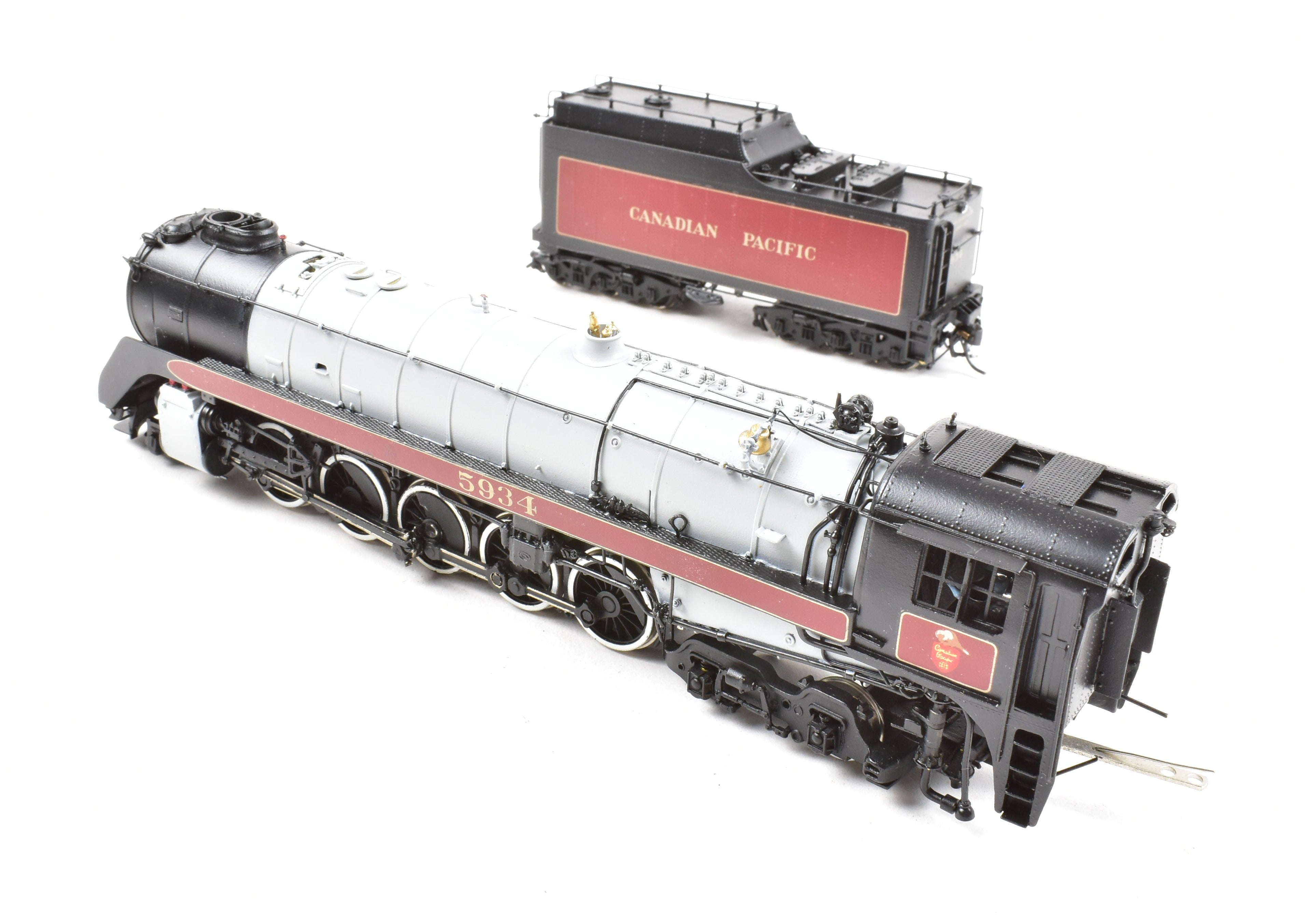 HO Scale Brass Van Hobbies CPR Canadian Pacific Railway T-1c 2-10-4 Selkirk Custom Painted Model