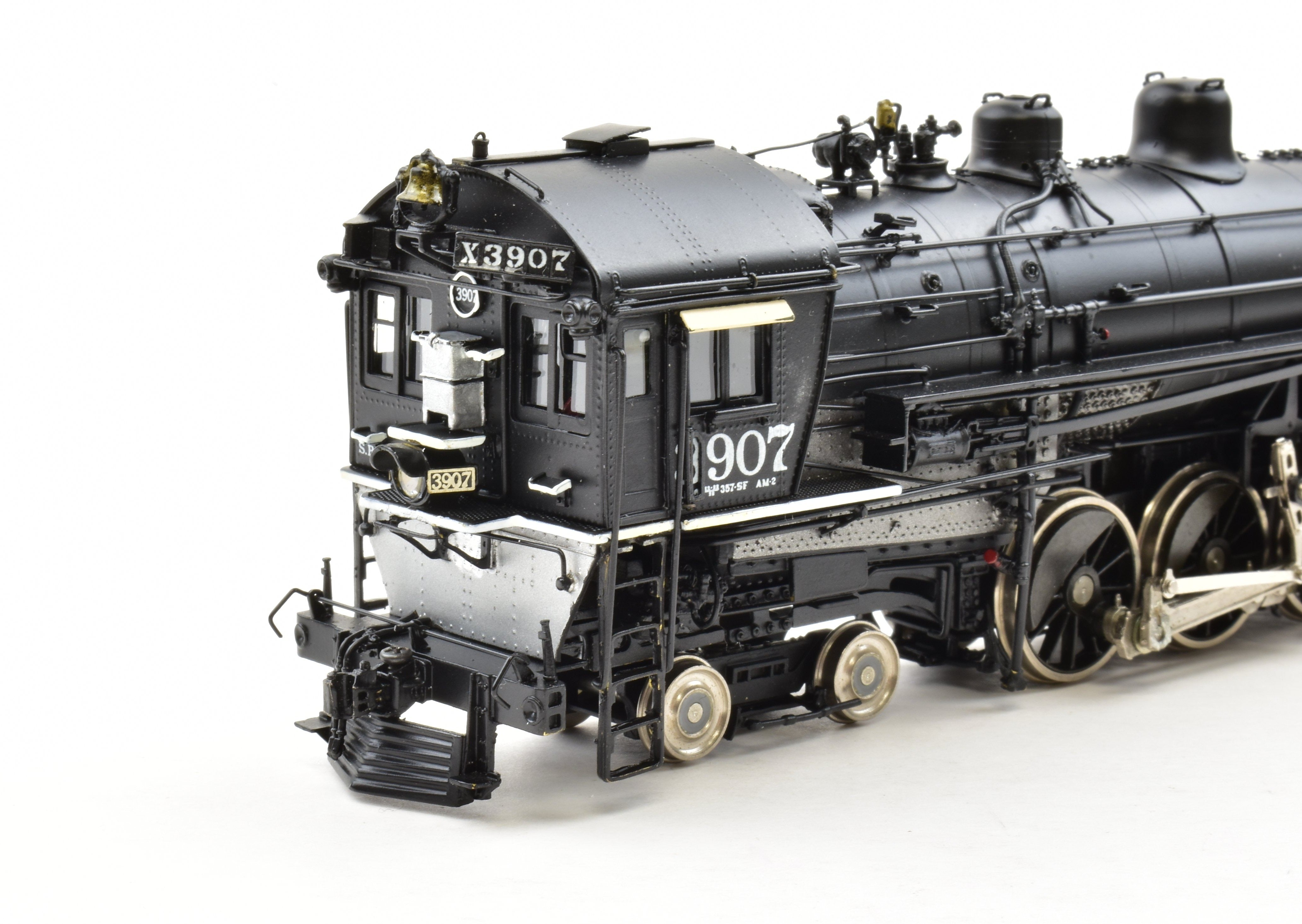 HO Scale Brass Key Imports Southern Pacific AM - 2 4 - 6 - 6 - 2 Cab Forward #3907 Post - War Model
