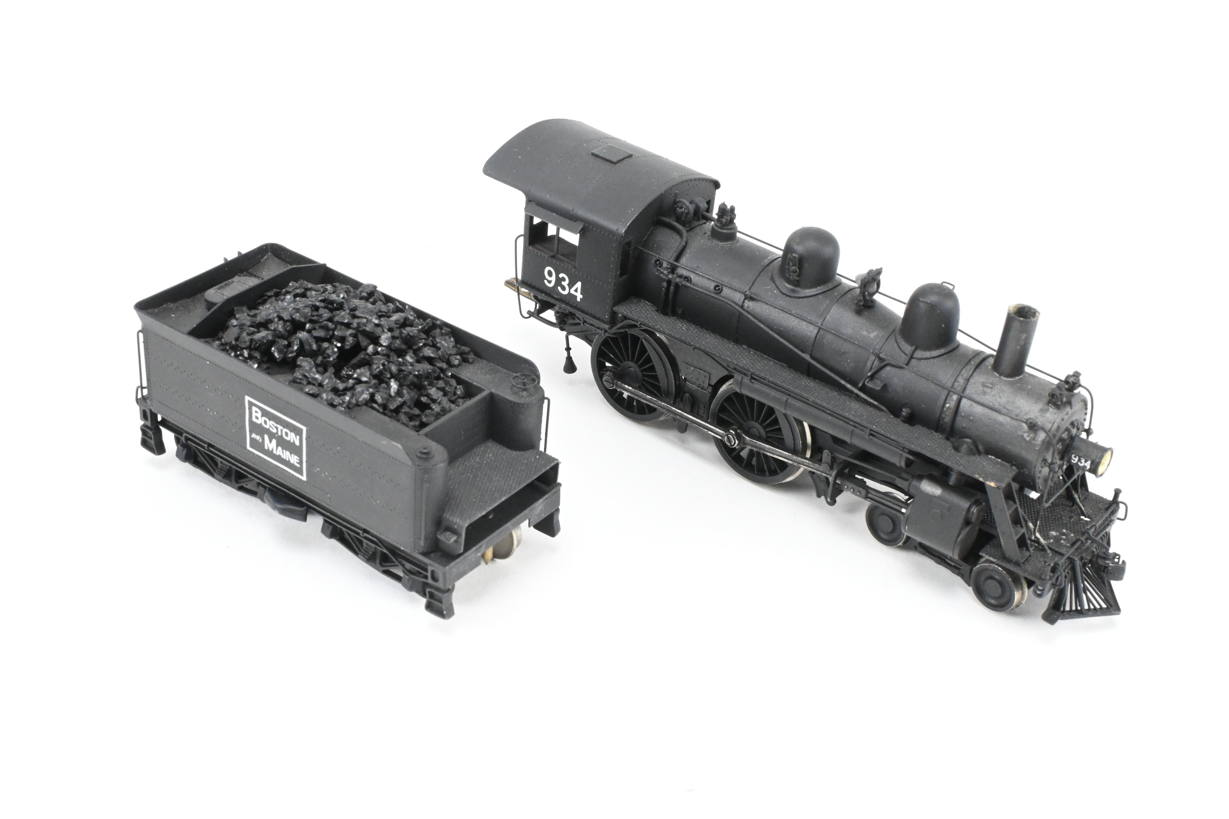 Custom Painted HO Brass B&M 4-4-0 Putnam Rebuild Model #934