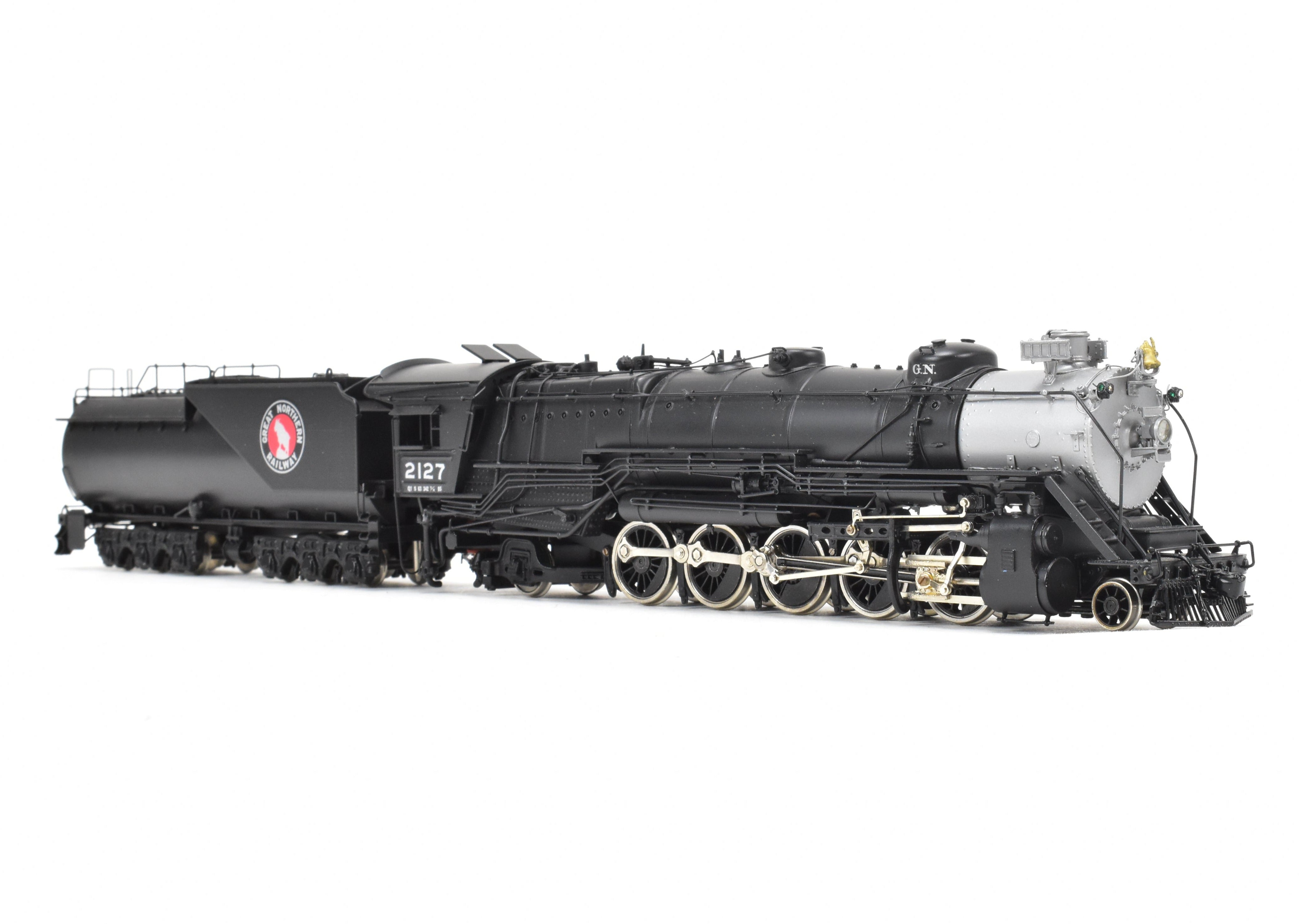 HO Scale Brass PFM - Tenshodo Great Northern 2-10-2 Class Q-1 Factory Painted Model Engine from 1984 Production Run