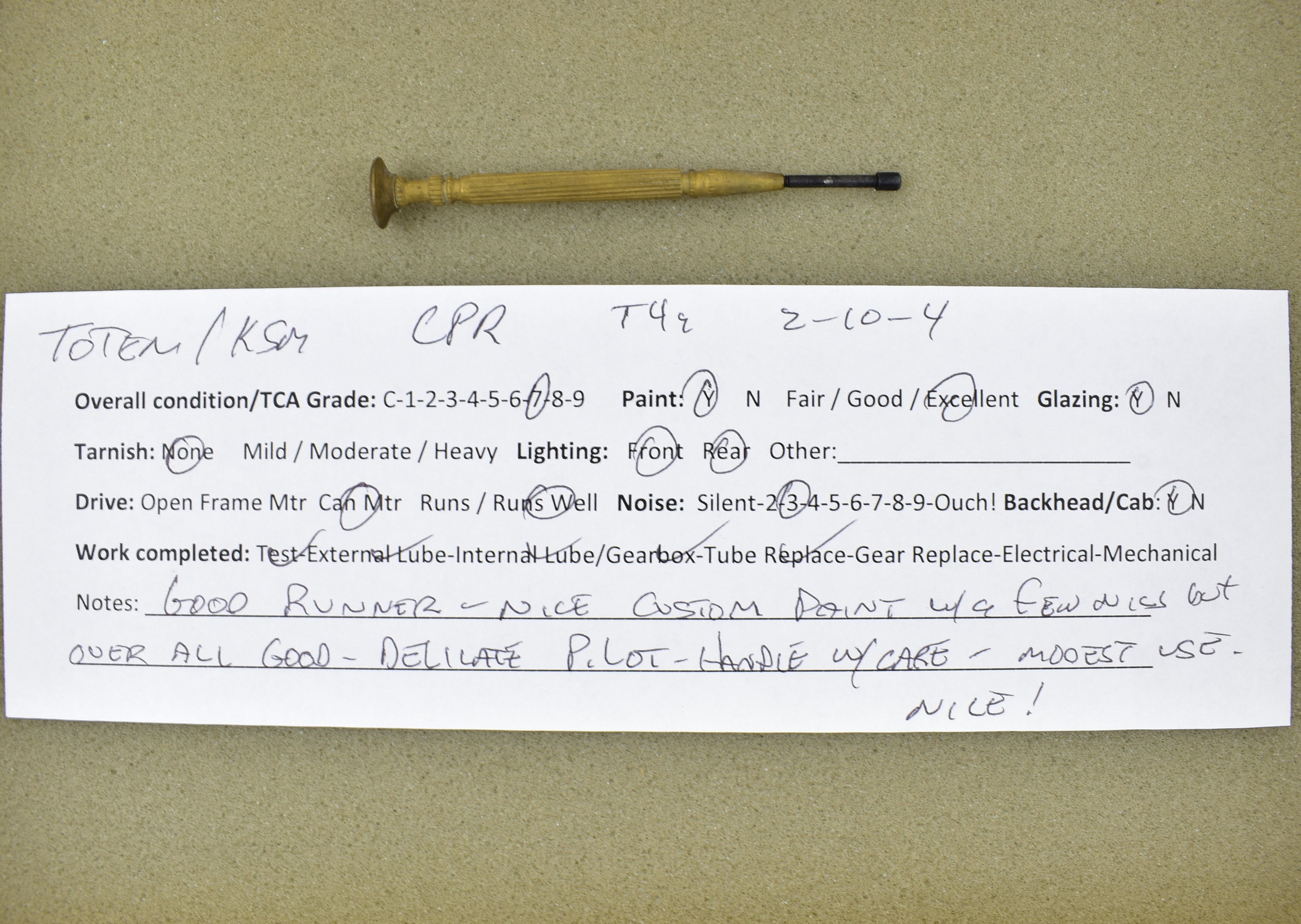 HO Scale Brass Canadian Pacific Railway T4a 2-10-4 Locomotive Model - Totem Models, CP No. 8000