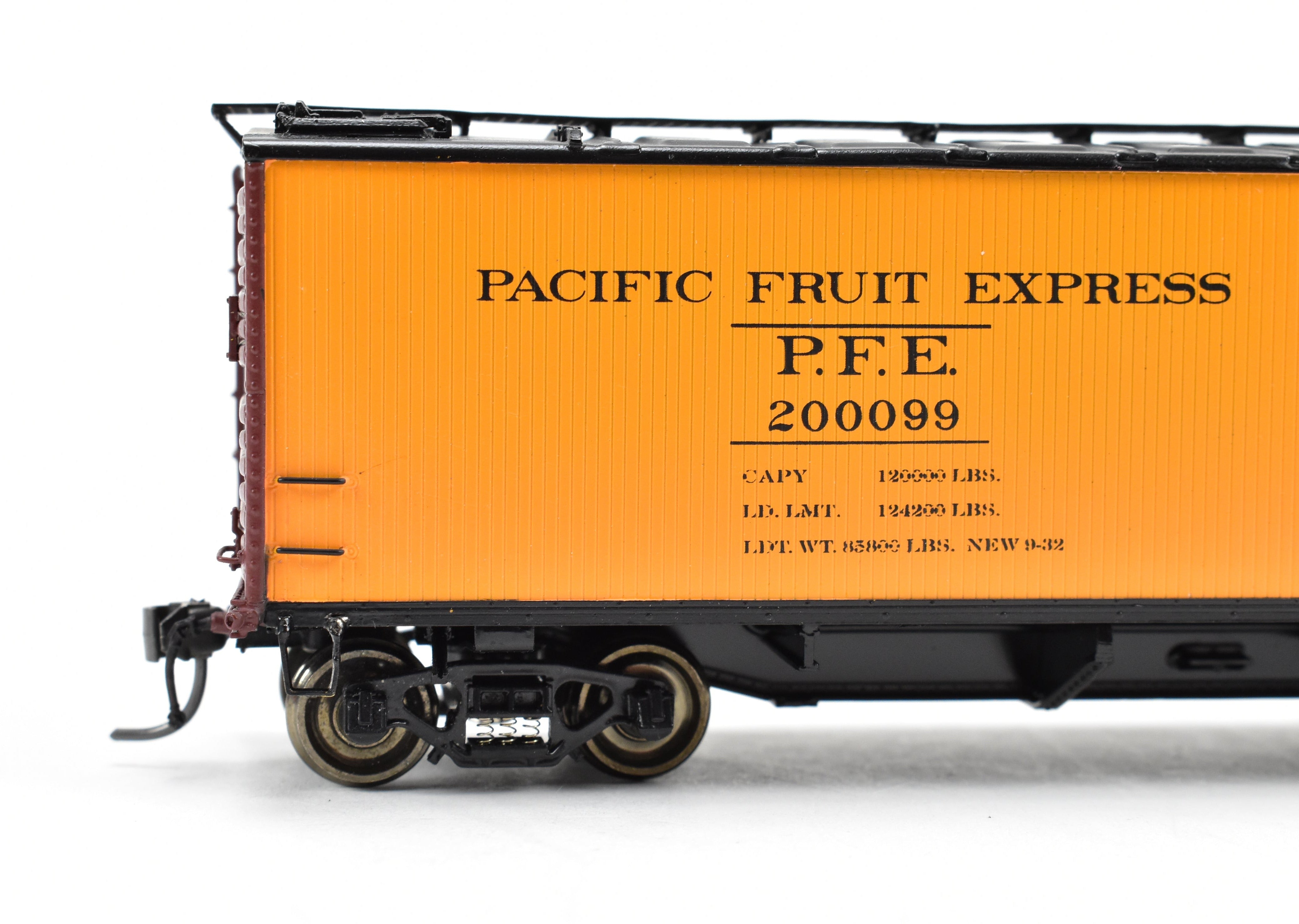 HO Scale Brass Precision 52' R-70-2 Ice Refrigerator Car FP No. 200099