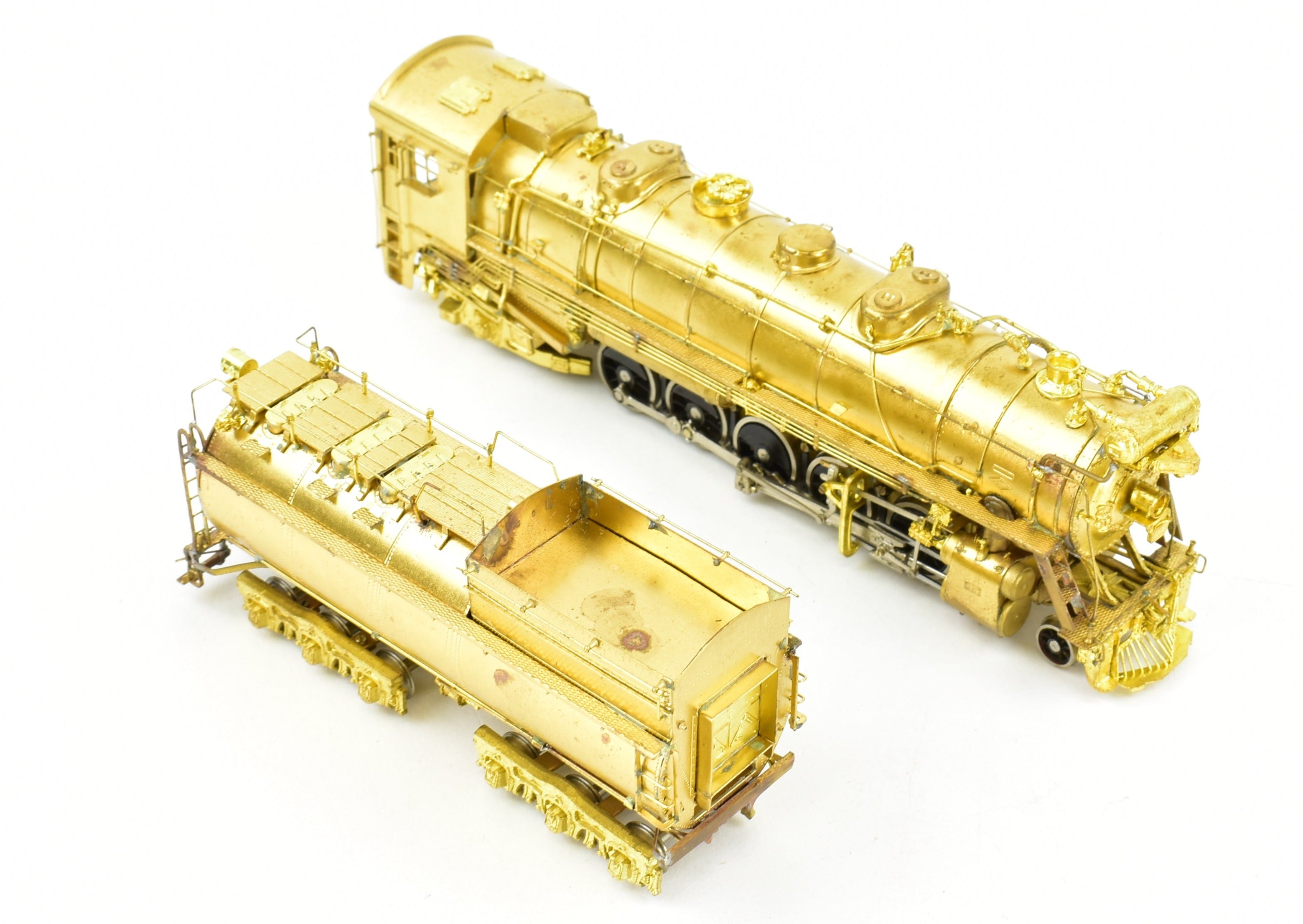 HO Scale Brass Model Train - Van Hobbies Canadian National Railway (CNR) 2-10-2 Class T-2a Locomotive #4100